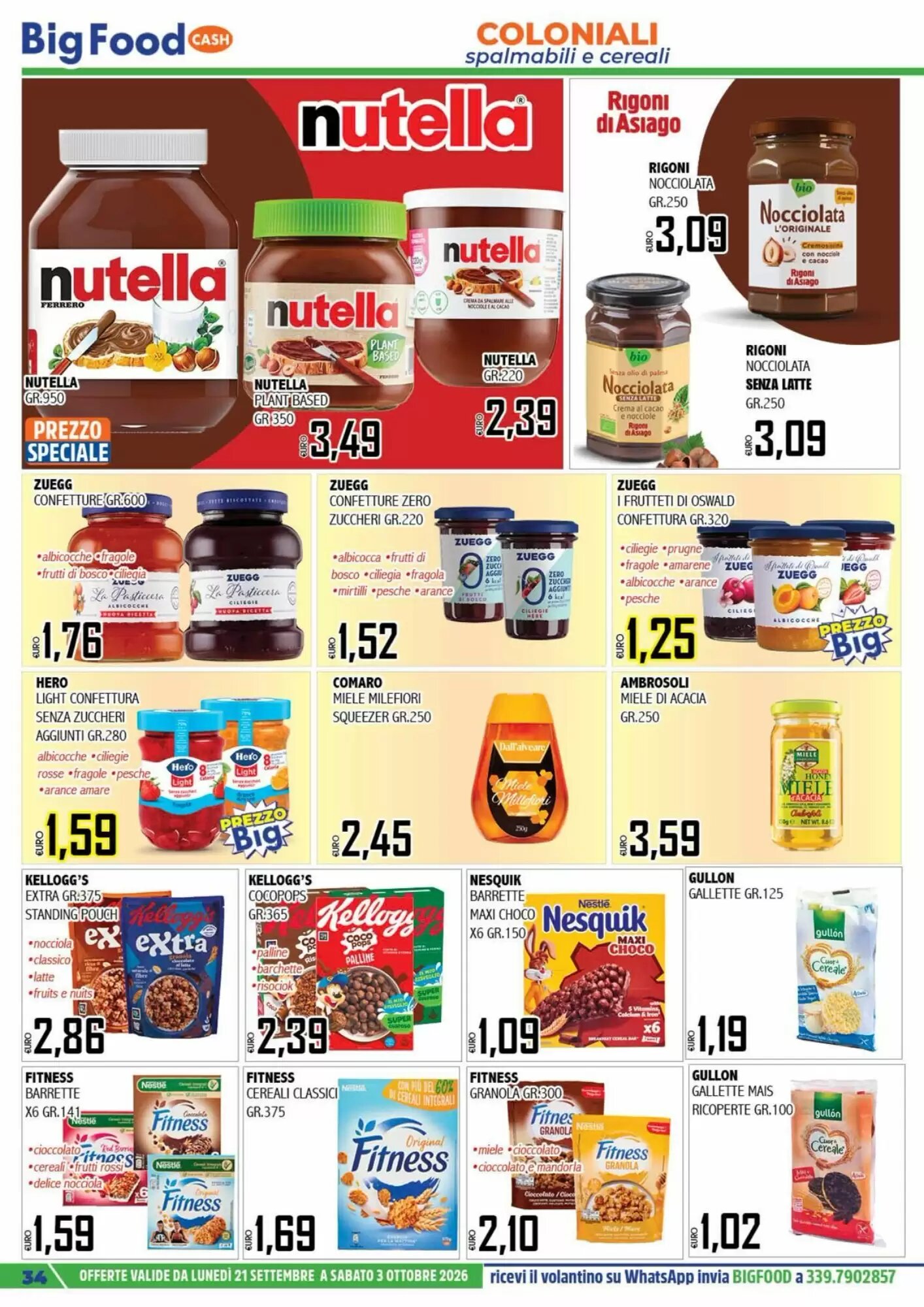 Volantino promozionale Big Food  valide dal 21/09/2026 - Pagina 34.
