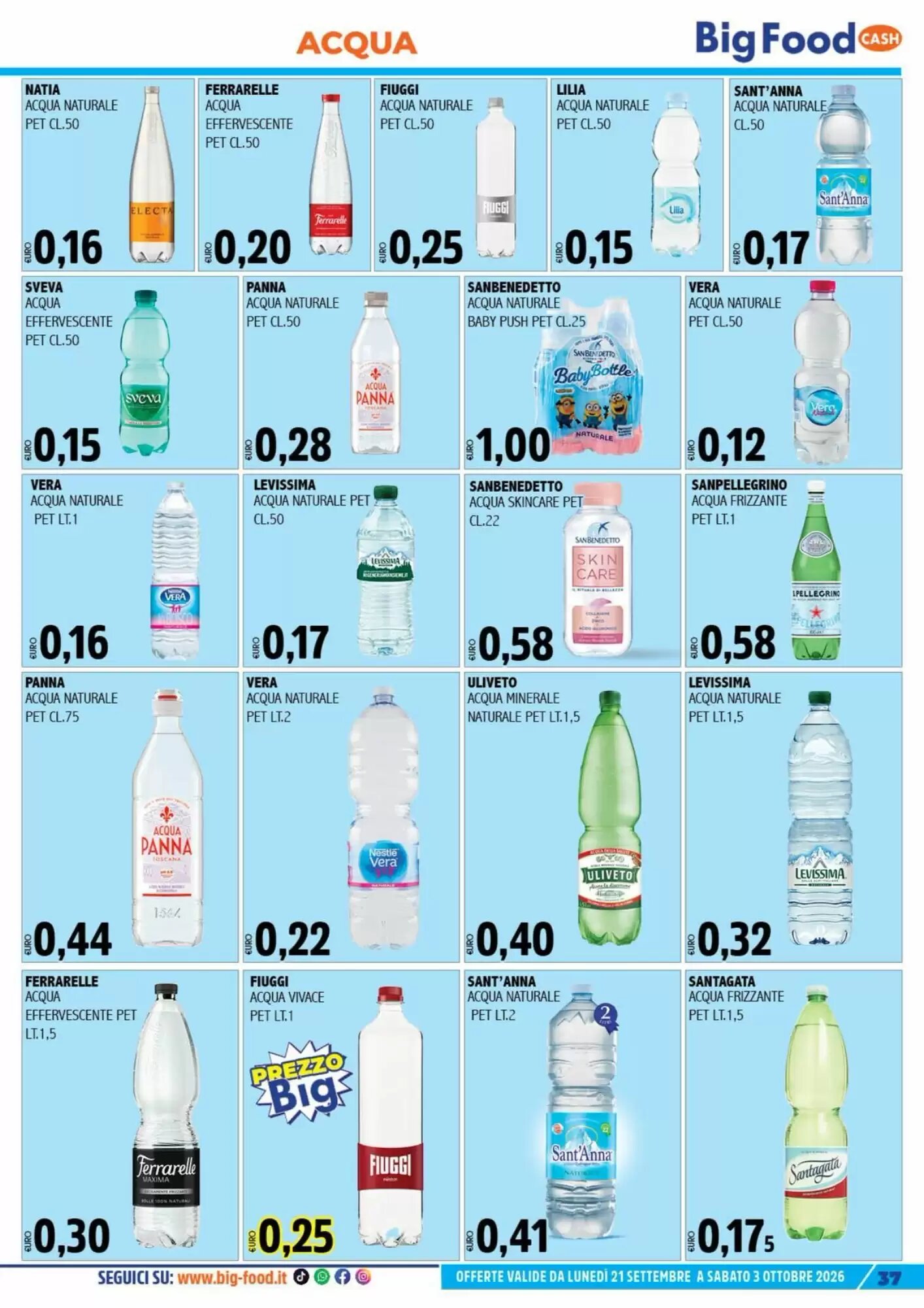 Volantino promozionale Big Food  valide dal 21/09/2026 - Pagina 37.