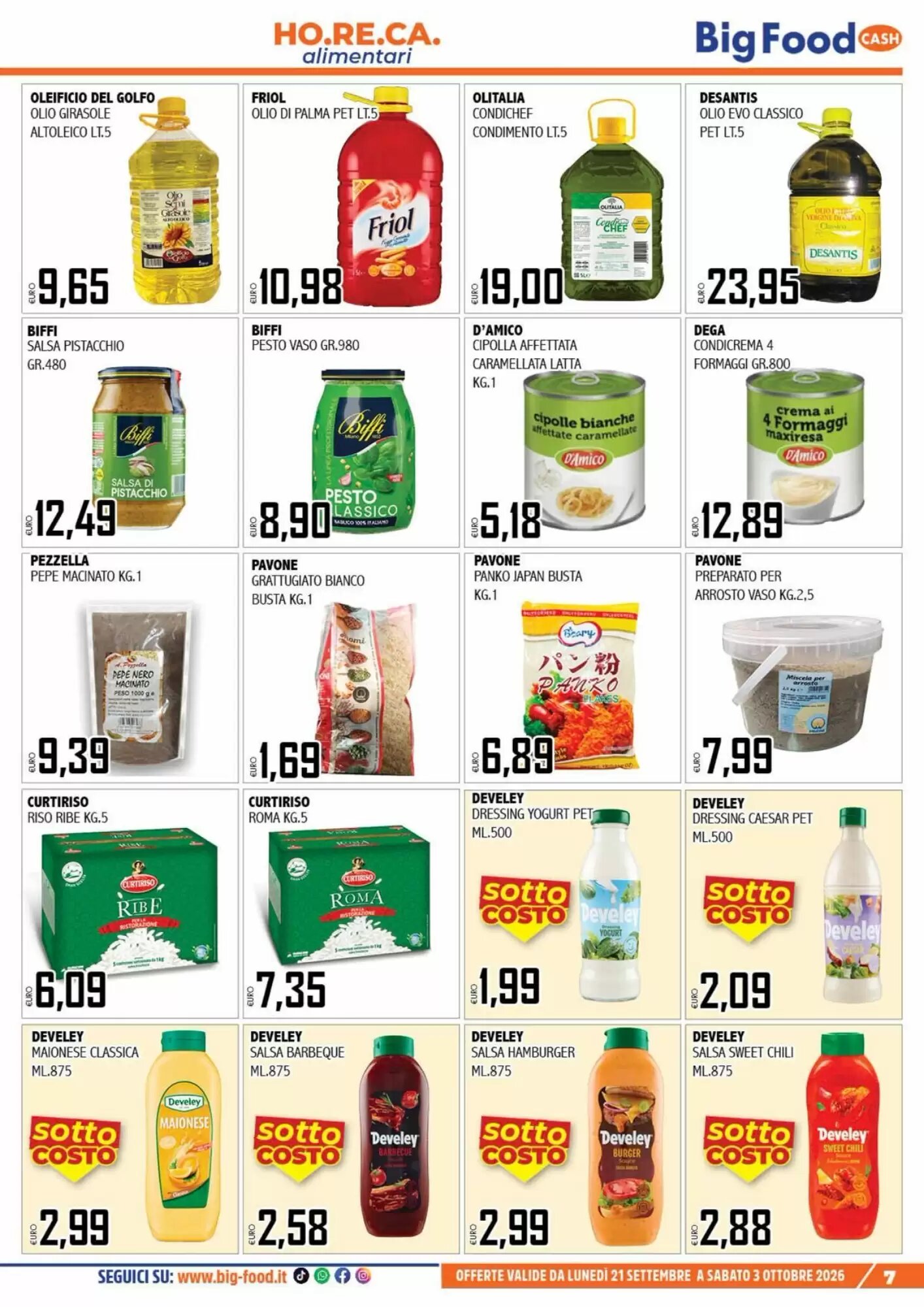 Volantino promozionale Big Food  valide dal 21/09/2026 - Pagina 7.