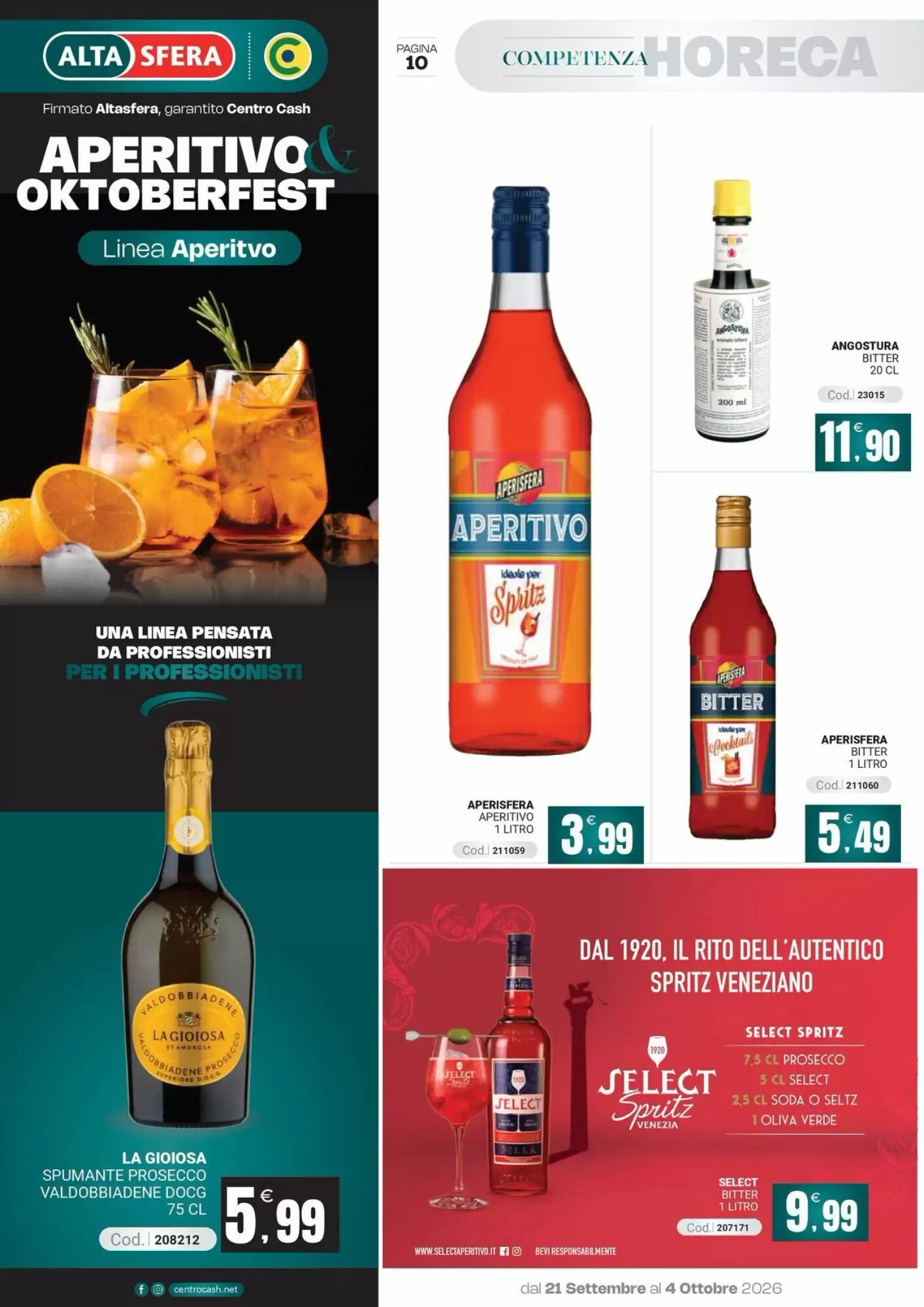 Volantino promozionale Centro Cash  valide dal 21/09/2026 - Pagina 10.
