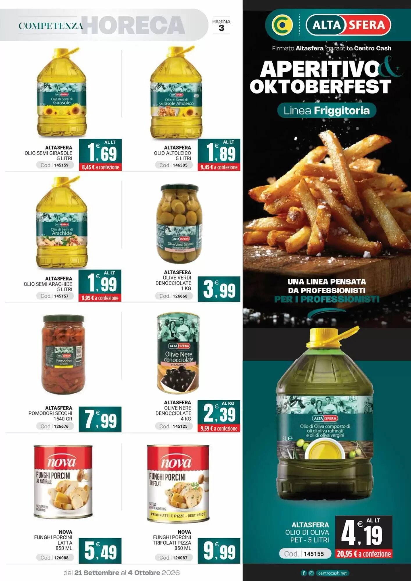 Volantino promozionale Centro Cash  valide dal 21/09/2026 - Pagina 3.