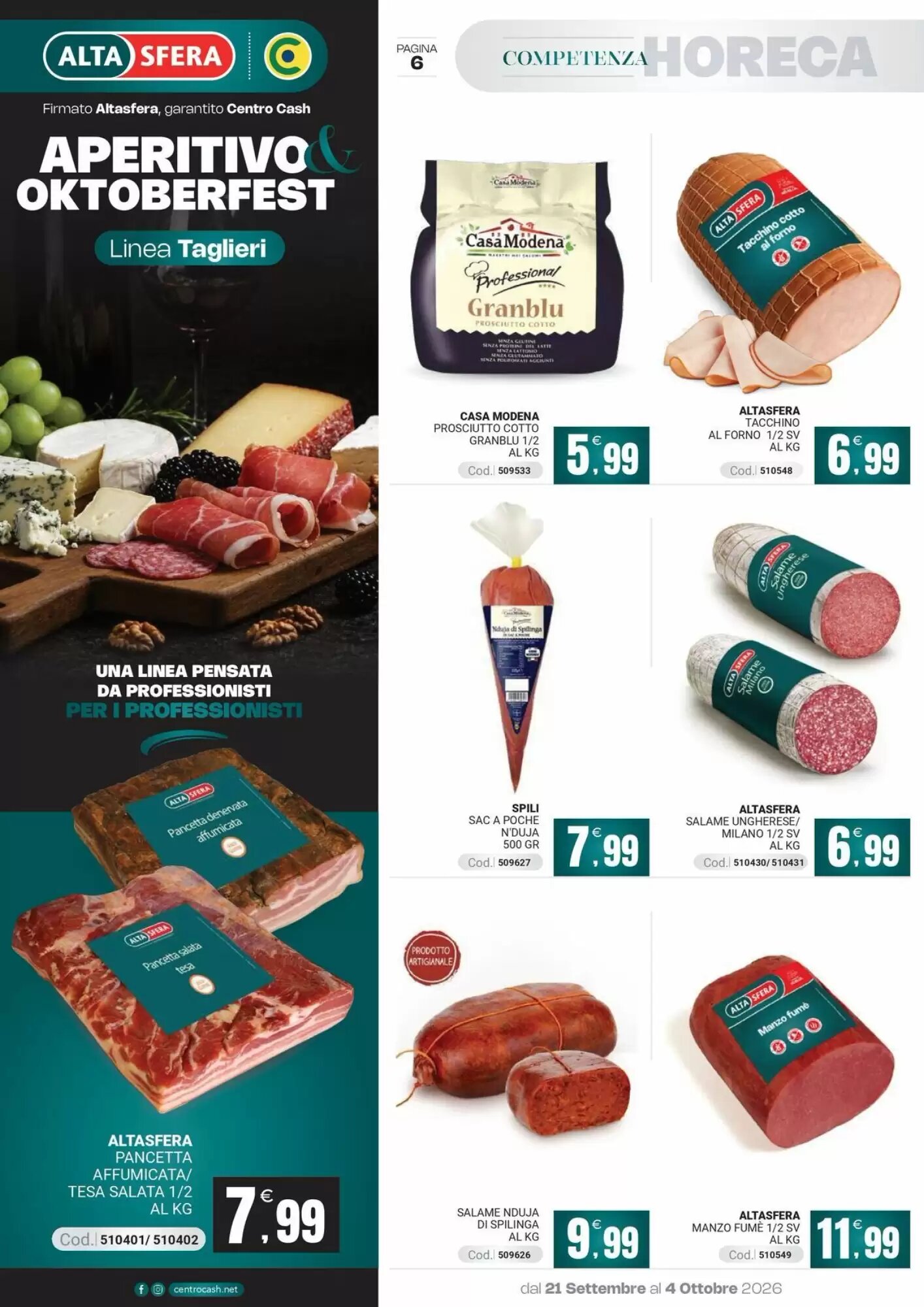 Volantino promozionale Centro Cash  valide dal 21/09/2026 - Pagina 6.