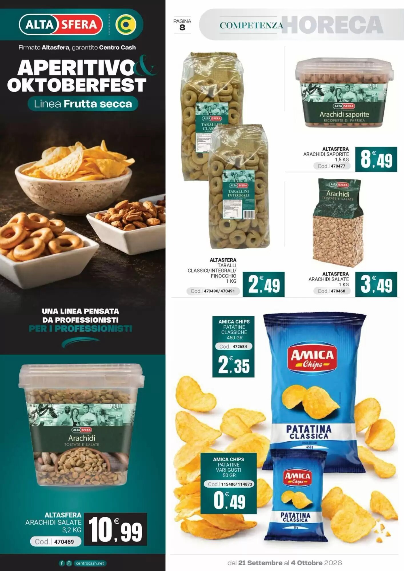 Volantino promozionale Centro Cash  valide dal 21/09/2026 - Pagina 8.