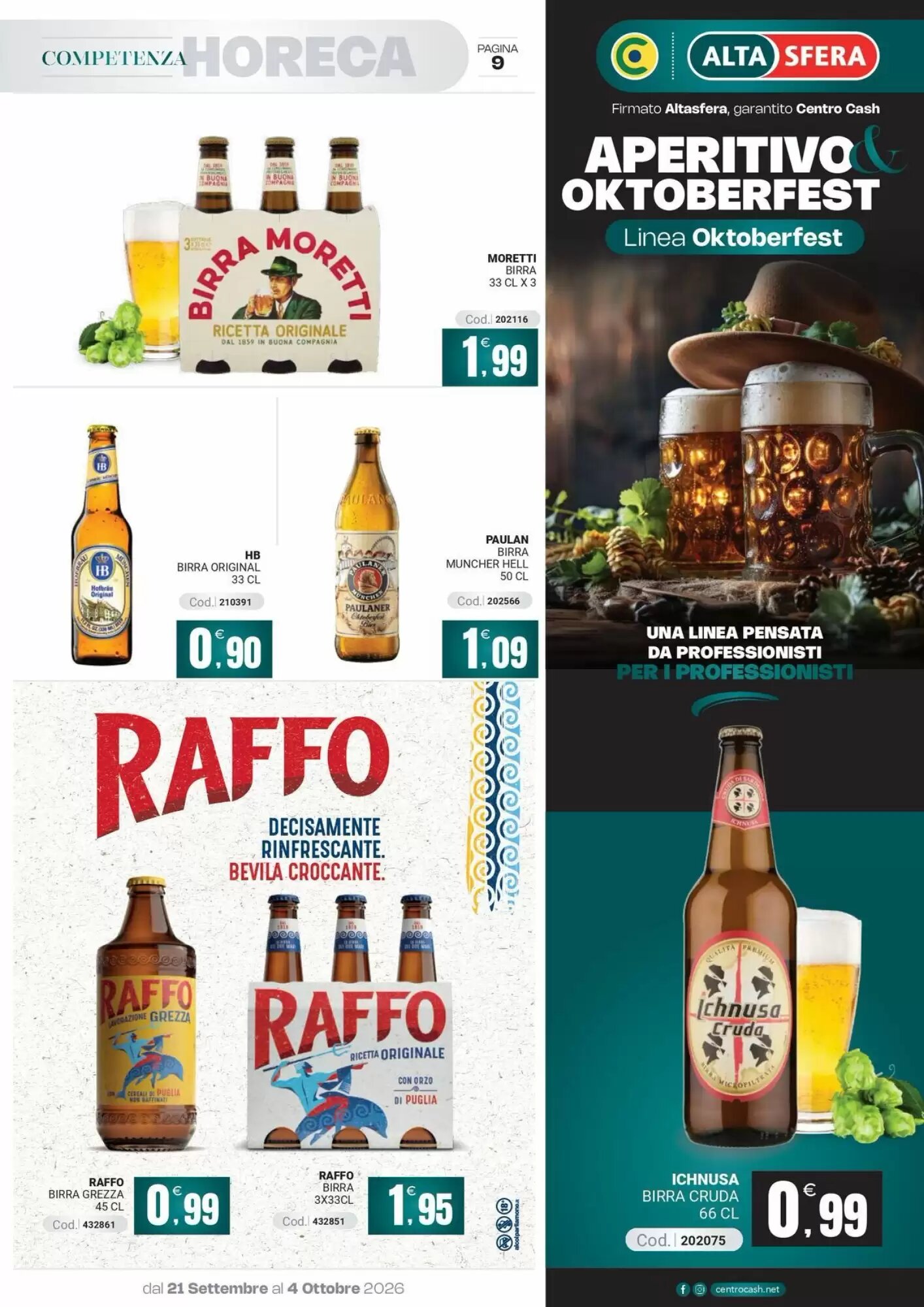 Volantino promozionale Centro Cash  valide dal 21/09/2026 - Pagina 9.