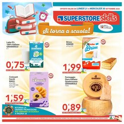 Volantino promozionale Sidis  valide dal 21/09/2026