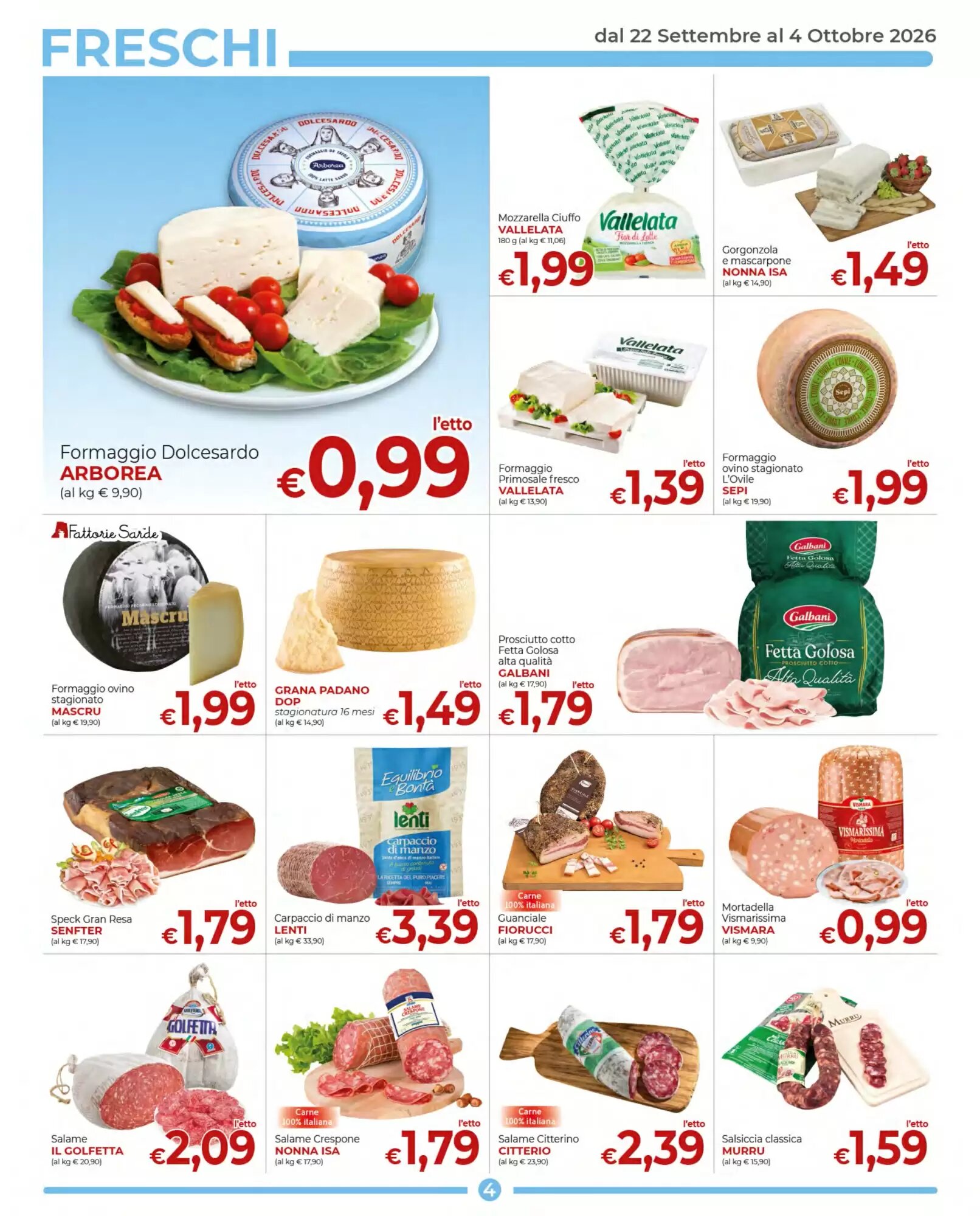 Volantino promozionale Maxi Nonna Isa  valide dal 22/09/2026 - Pagina 4.