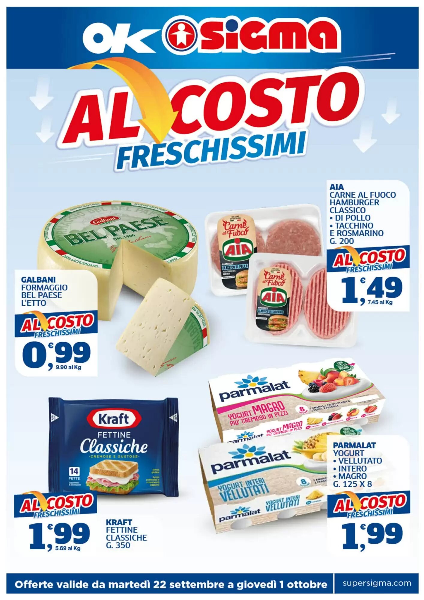 Volantino promozionale Ok Sigma valide dal 22/09/2026 - Pagina 1.