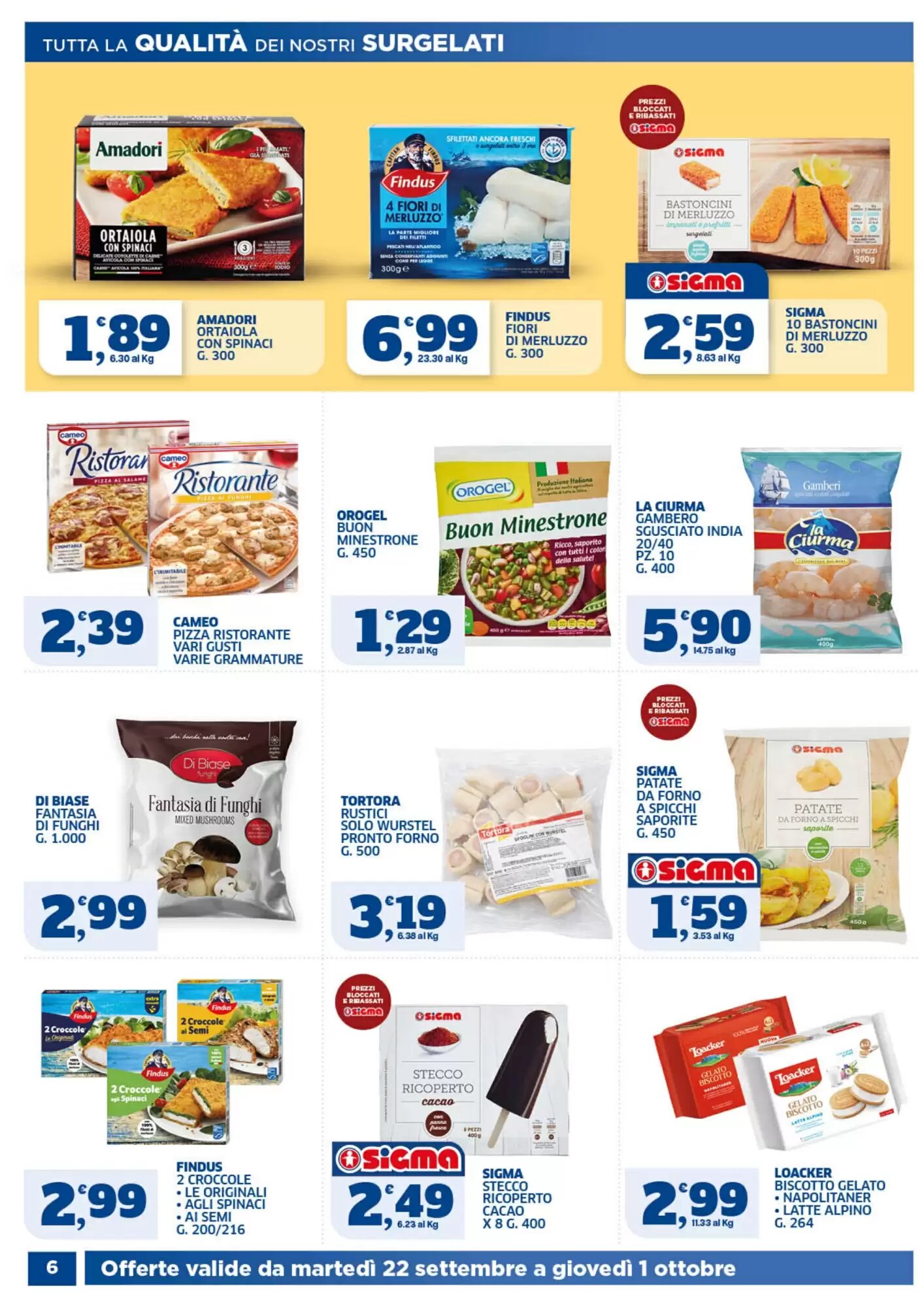 Volantino promozionale Ok Sigma  valide dal 22/09/2026 - Pagina 6.
