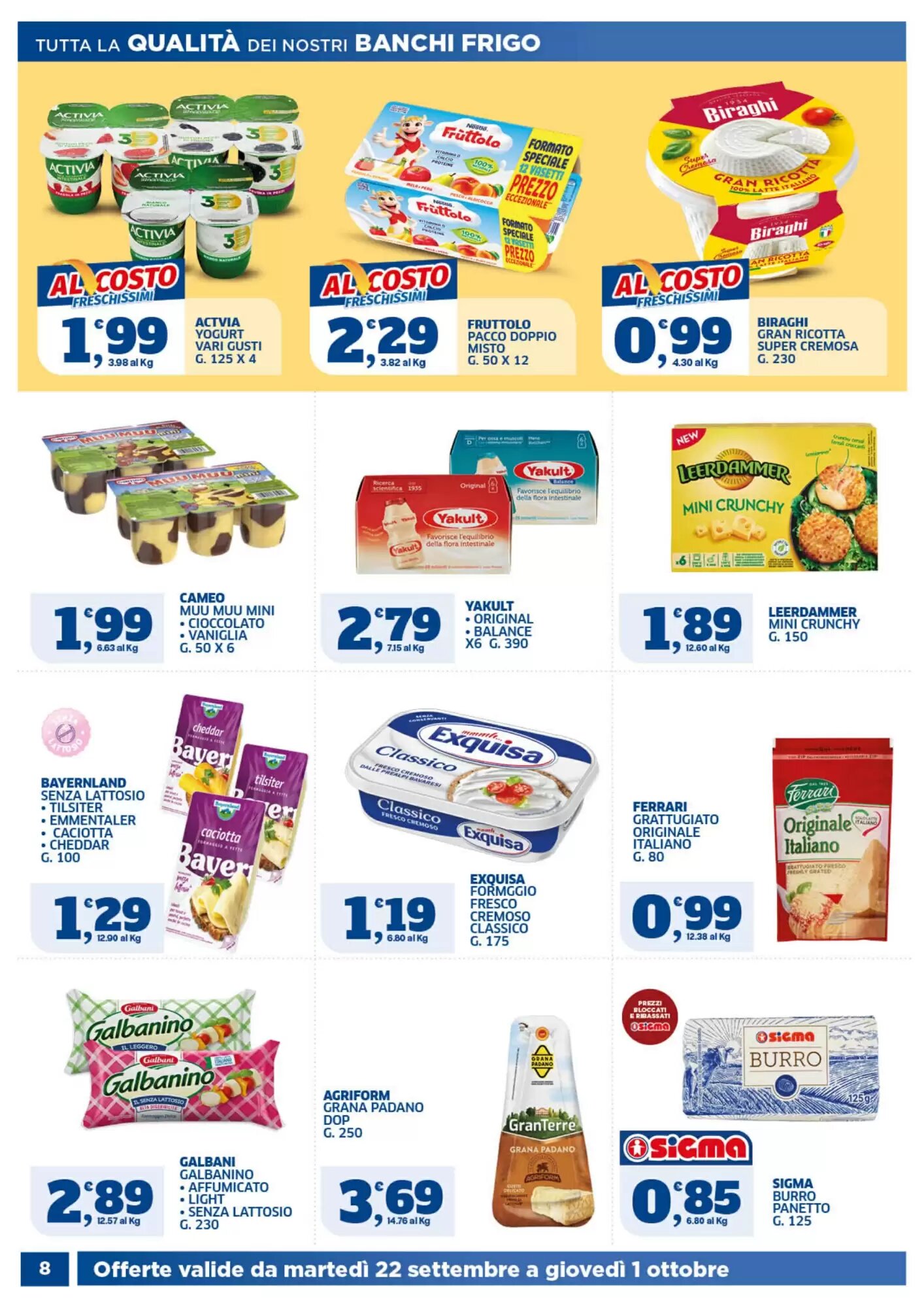 Volantino promozionale Ok Sigma  valide dal 22/09/2026 - Pagina 8.