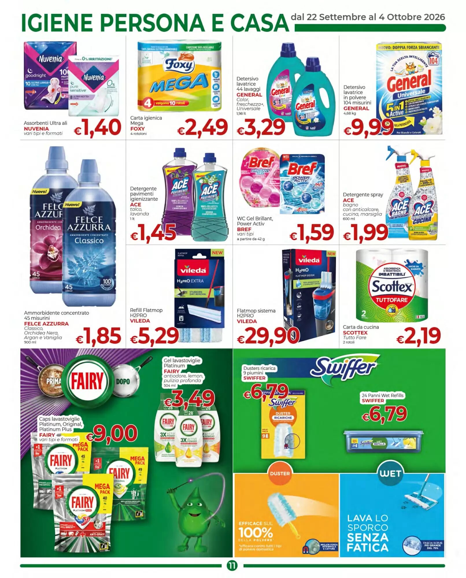 Volantino promozionale Supermercati Nonna Isa  valide dal 22/09/2026 - Pagina 11.