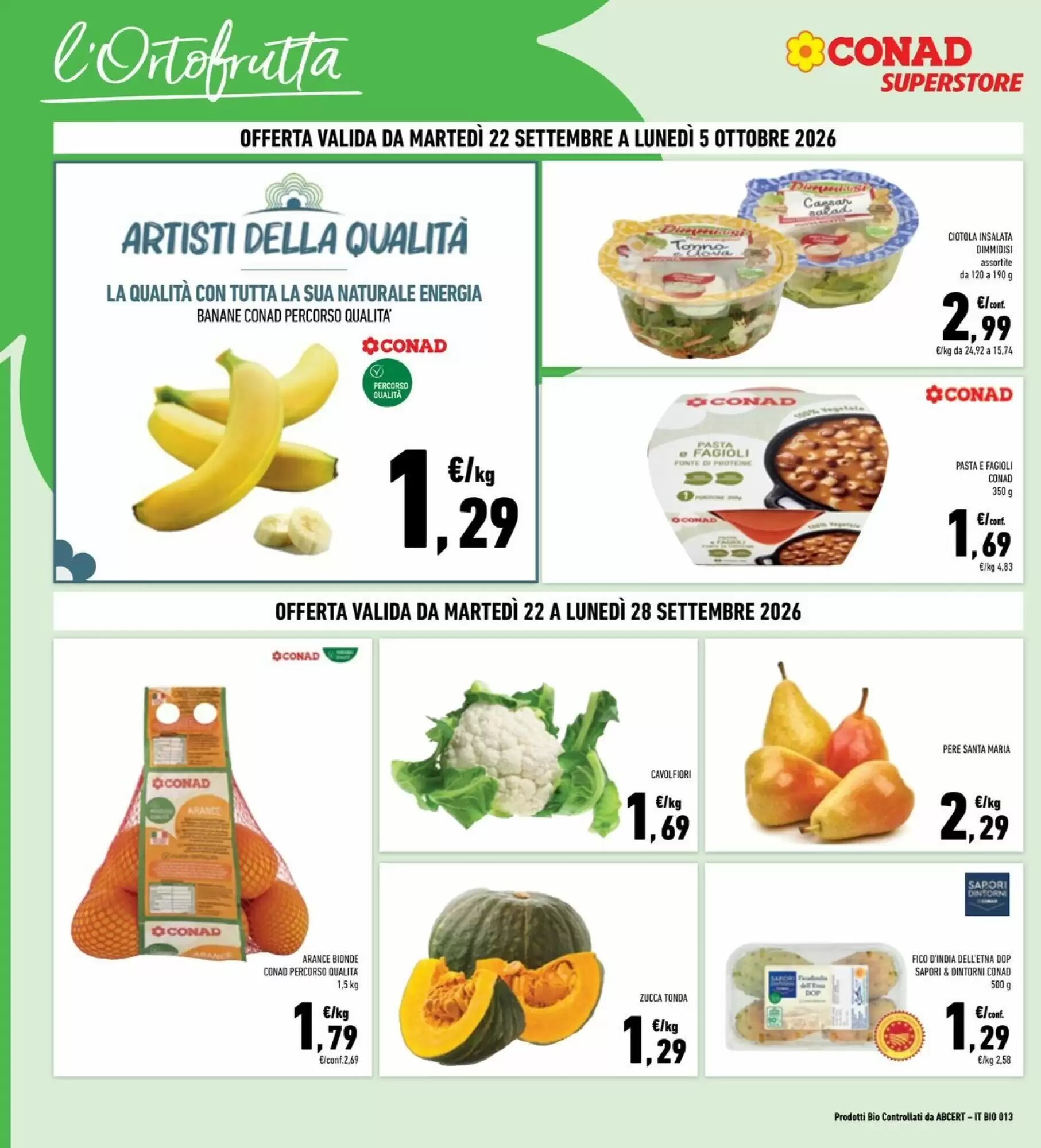 Volantino promozionale Conad Superstore  valide dal 22/09/2026 - Pagina 2.