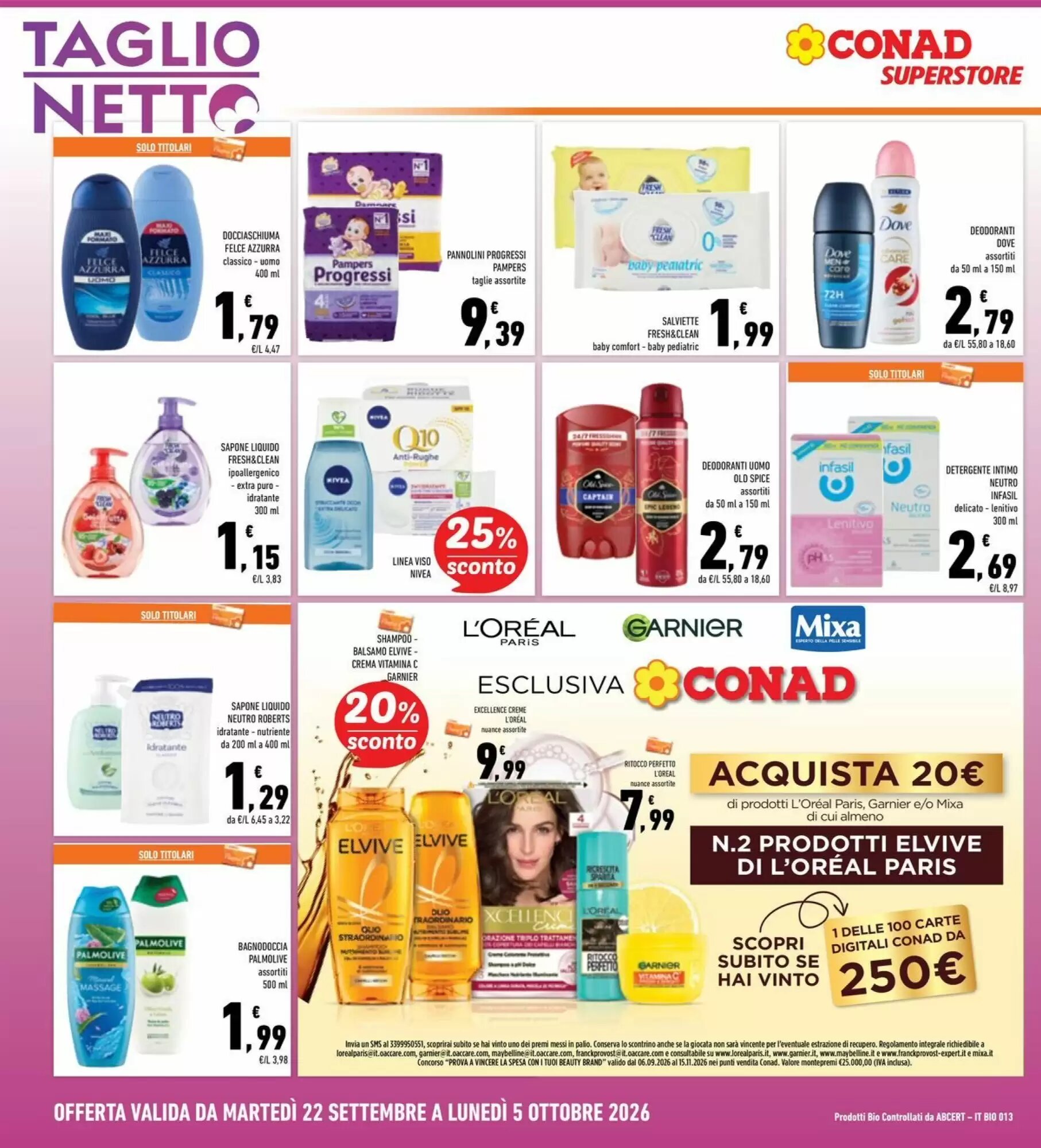 Volantino promozionale Conad Superstore  valide dal 22/09/2026 - Pagina 26.