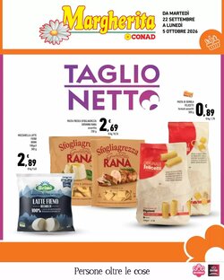 Volantino promozionale Conad Margherita  valide dal 22/09/2026