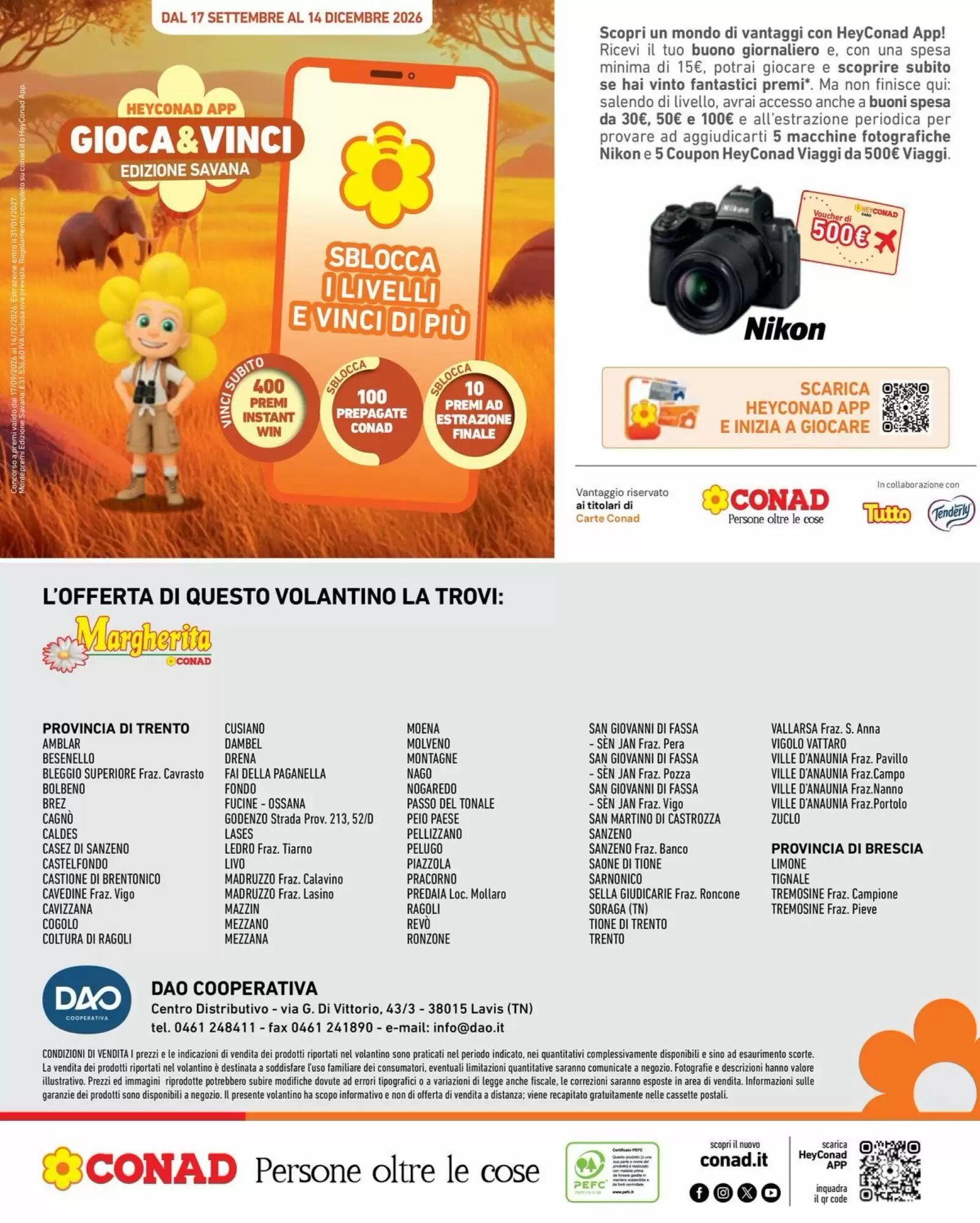 Volantino promozionale Conad Margherita  valide dal 22/09/2026 - Pagina 8.