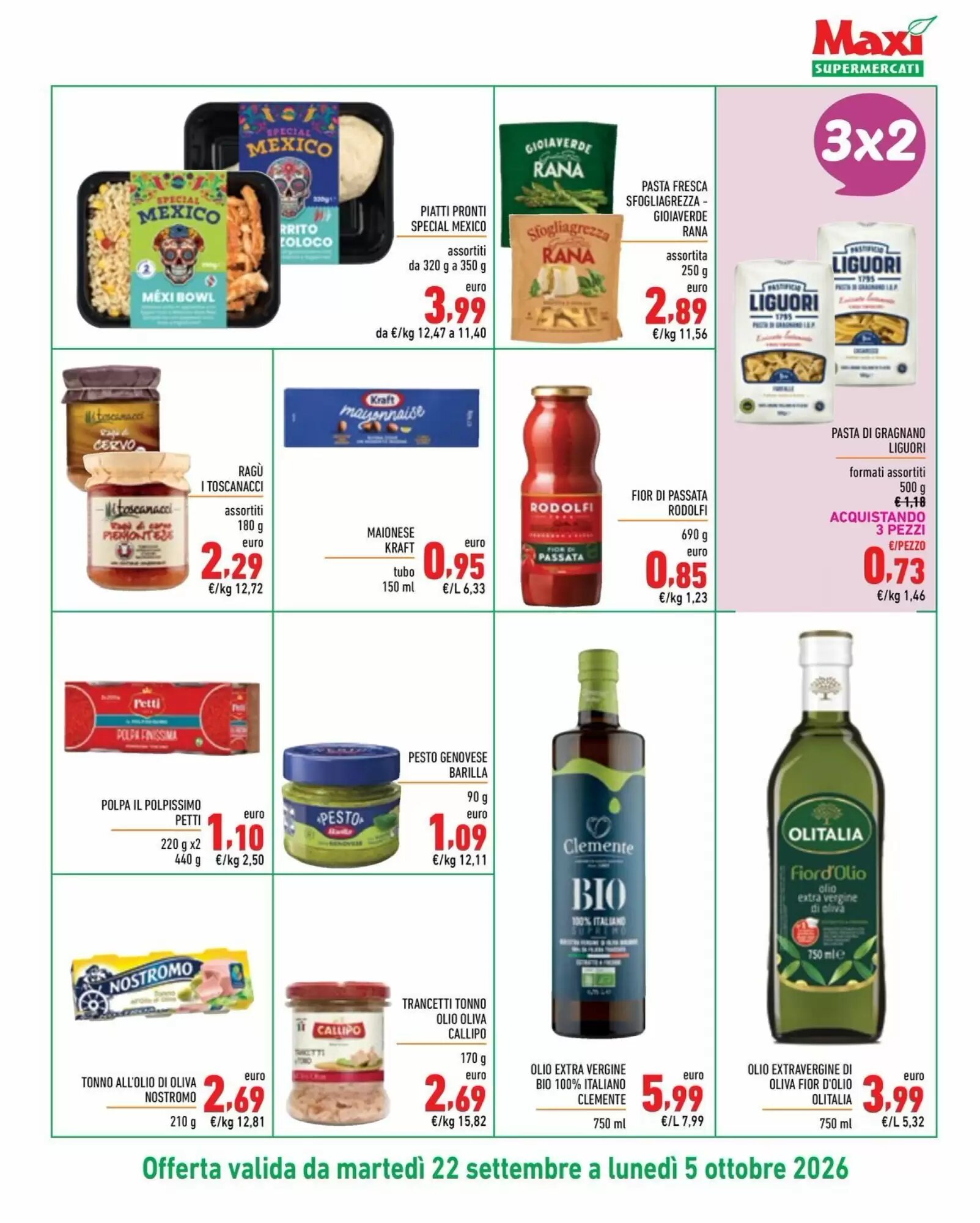 Volantino promozionale Maxi Supermercati  valide dal 22/09/2026 - Pagina 5.
