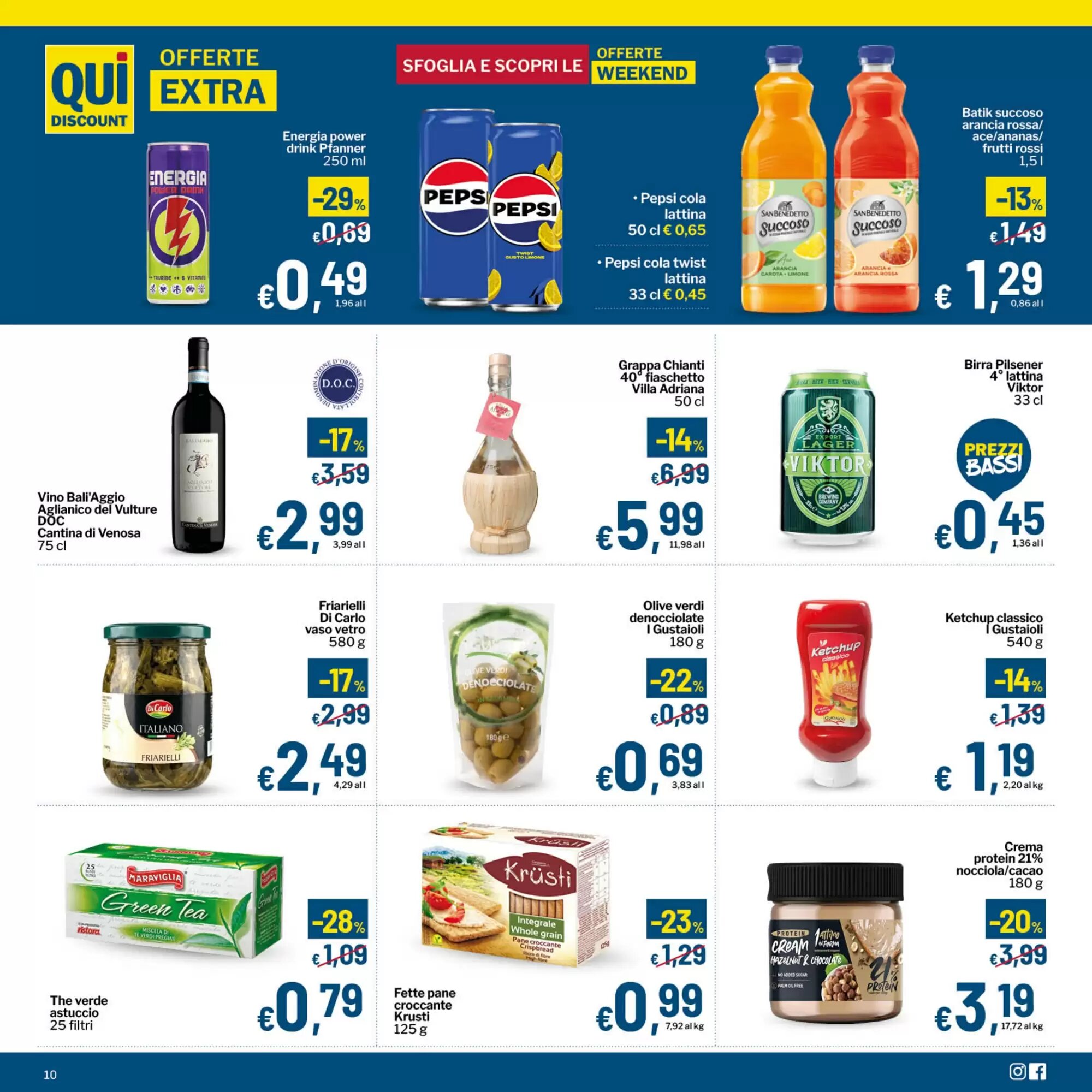 Volantino promozionale Qui Discount  valide dal 22/09/2026 - Pagina 10.