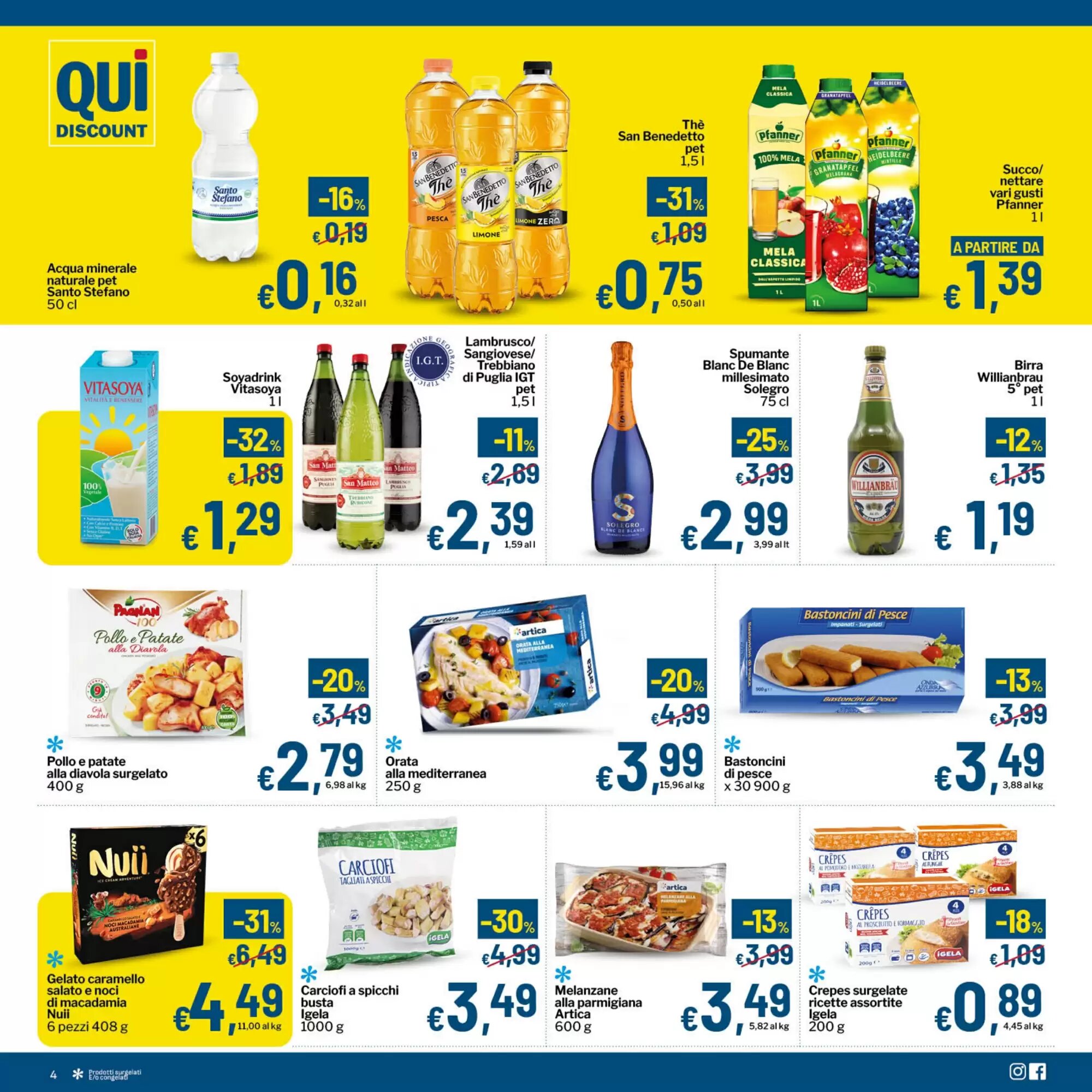 Volantino promozionale Qui Discount  valide dal 22/09/2026 - Pagina 4.