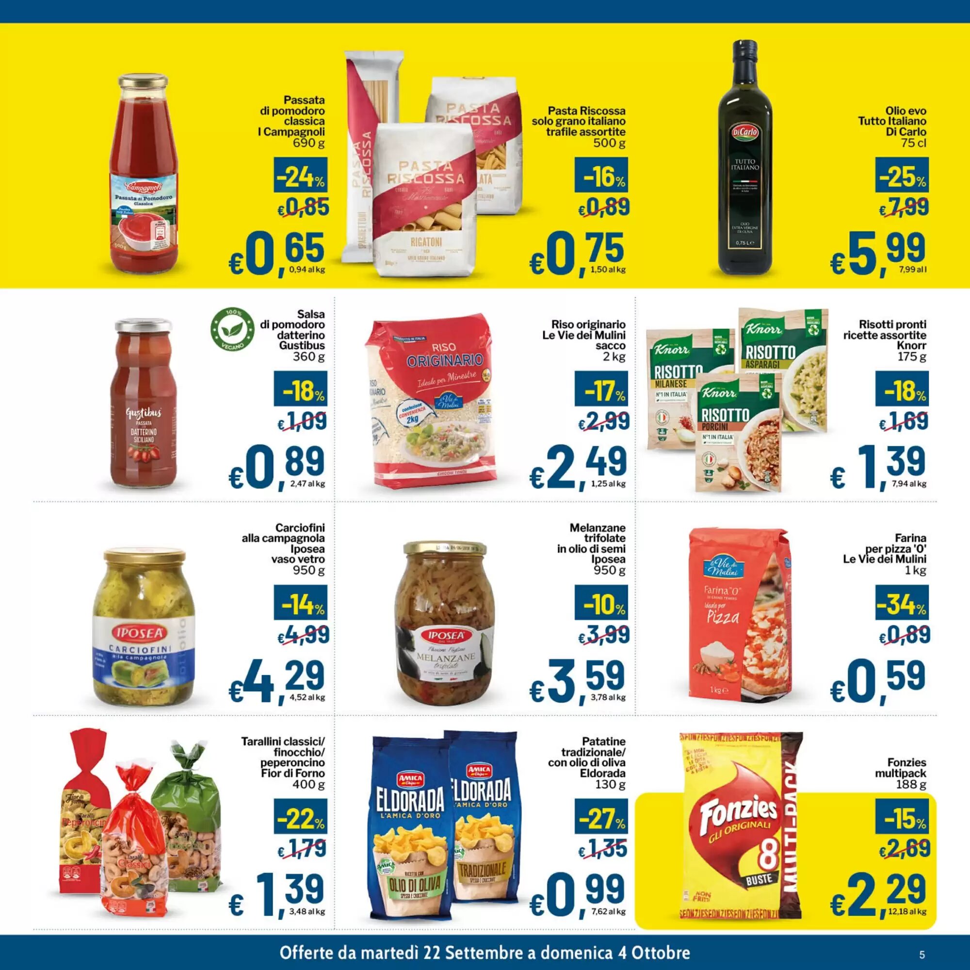 Volantino promozionale Qui Discount  valide dal 22/09/2026 - Pagina 5.