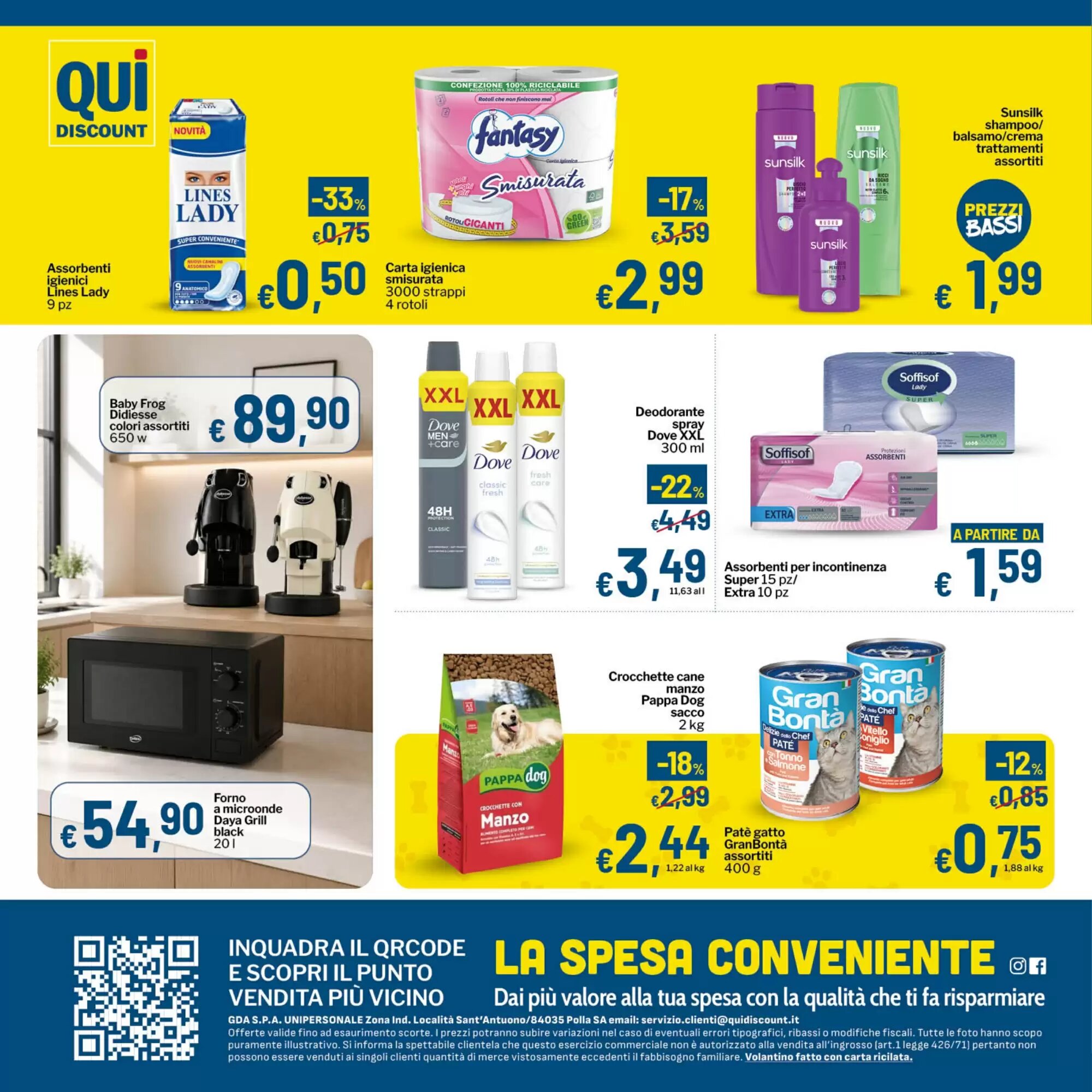 Volantino promozionale Qui Discount  valide dal 22/09/2026 - Pagina 8.
