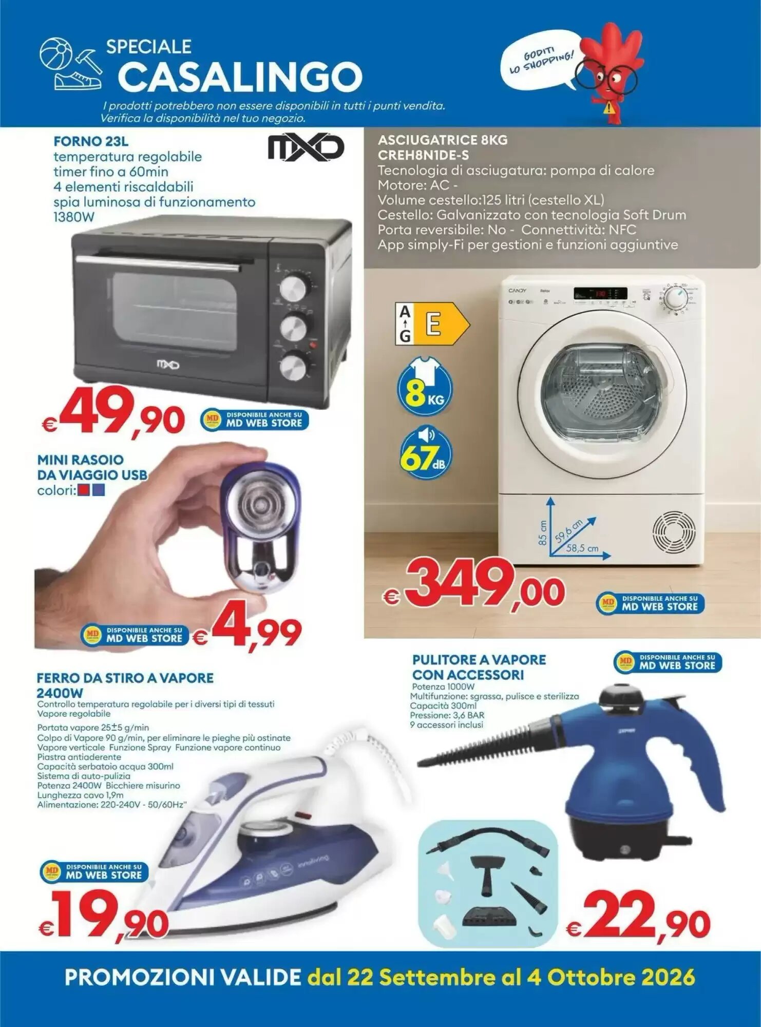 Volantino promozionale MD Discount  valide dal 22/09/2026 - Pagina 30.