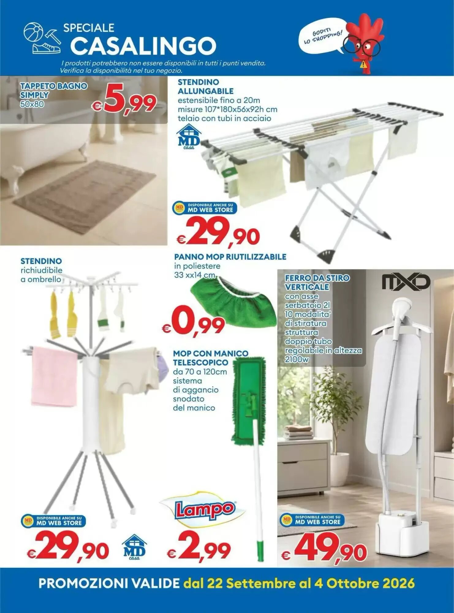Volantino promozionale MD Discount  valide dal 22/09/2026 - Pagina 31.