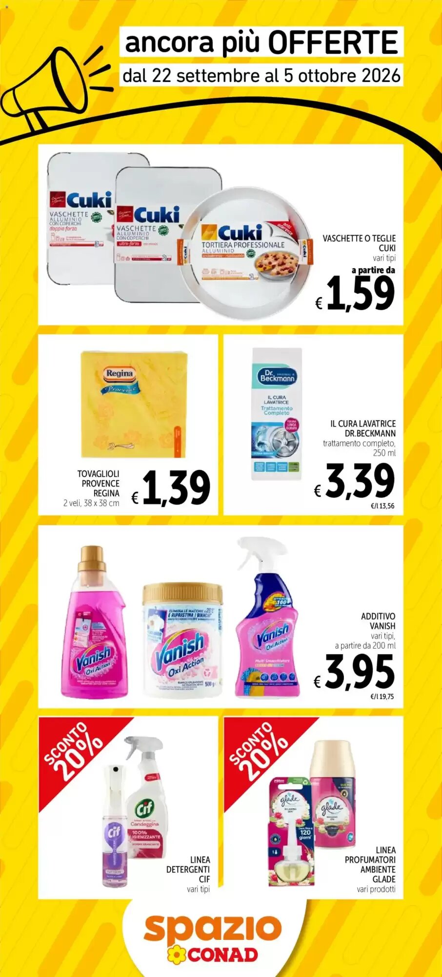 Volantino promozionale Spazio Conad  valide dal 22/09/2026 - Pagina 3.