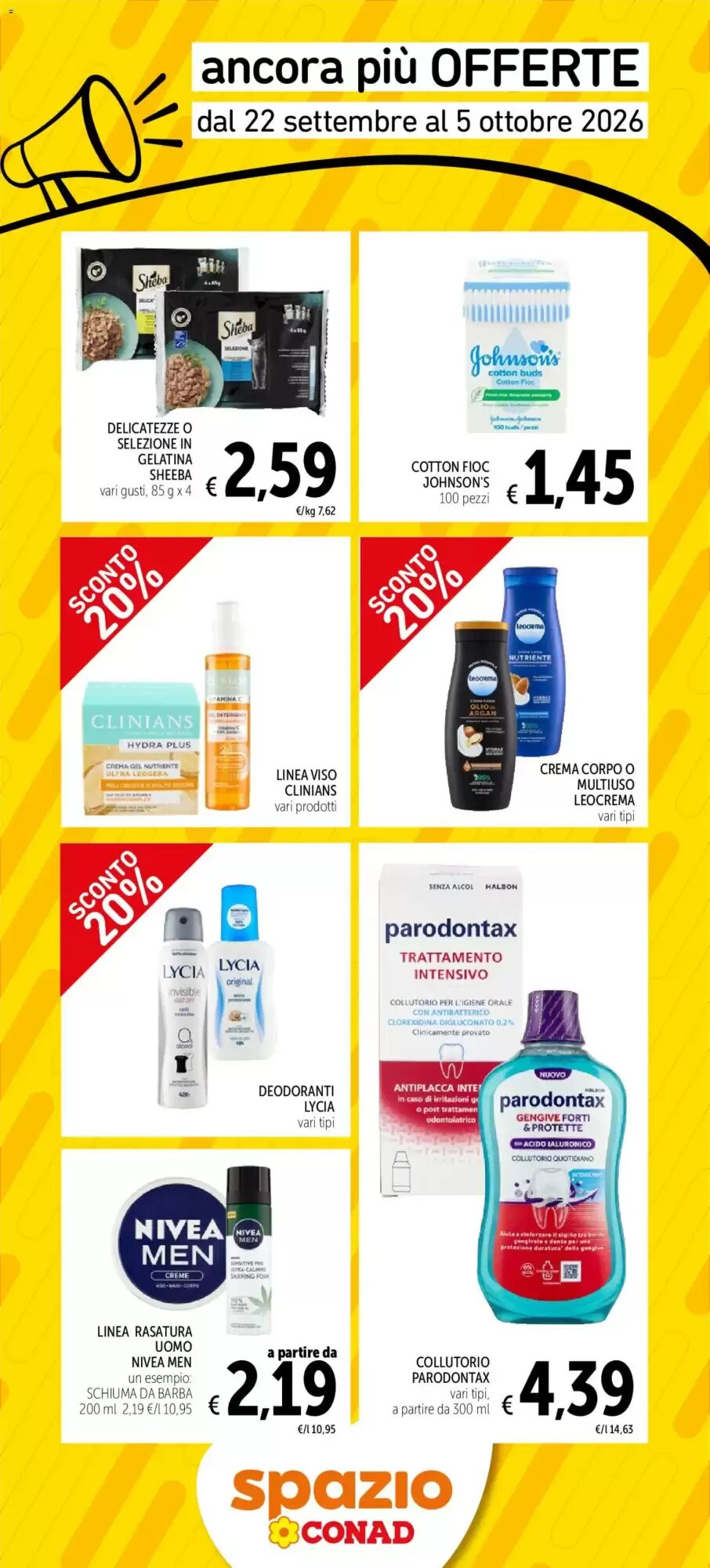 Volantino promozionale Spazio Conad  valide dal 22/09/2026 - Pagina 4.