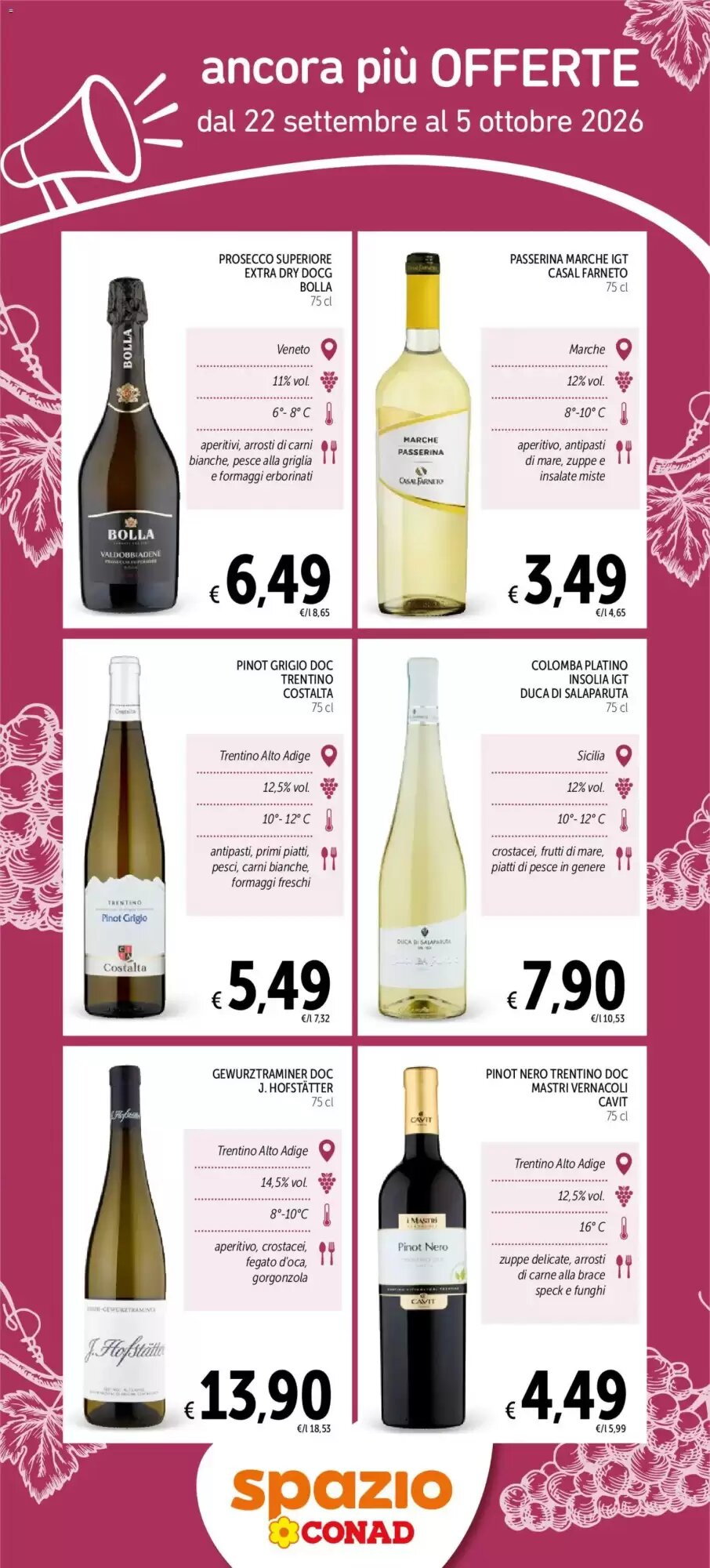 Volantino promozionale Spazio Conad  valide dal 22/09/2026 - Pagina 5.