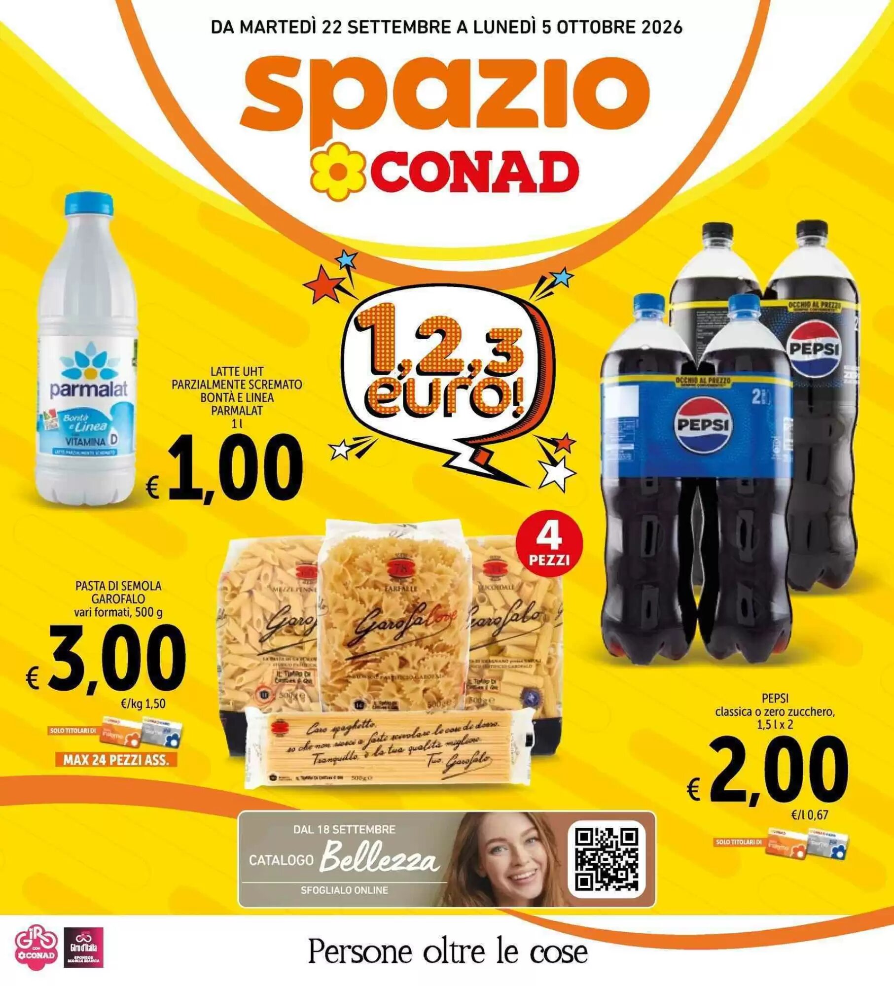 Volantino promozionale Spazio Conad valide dal 22/09/2026 - Pagina 1.