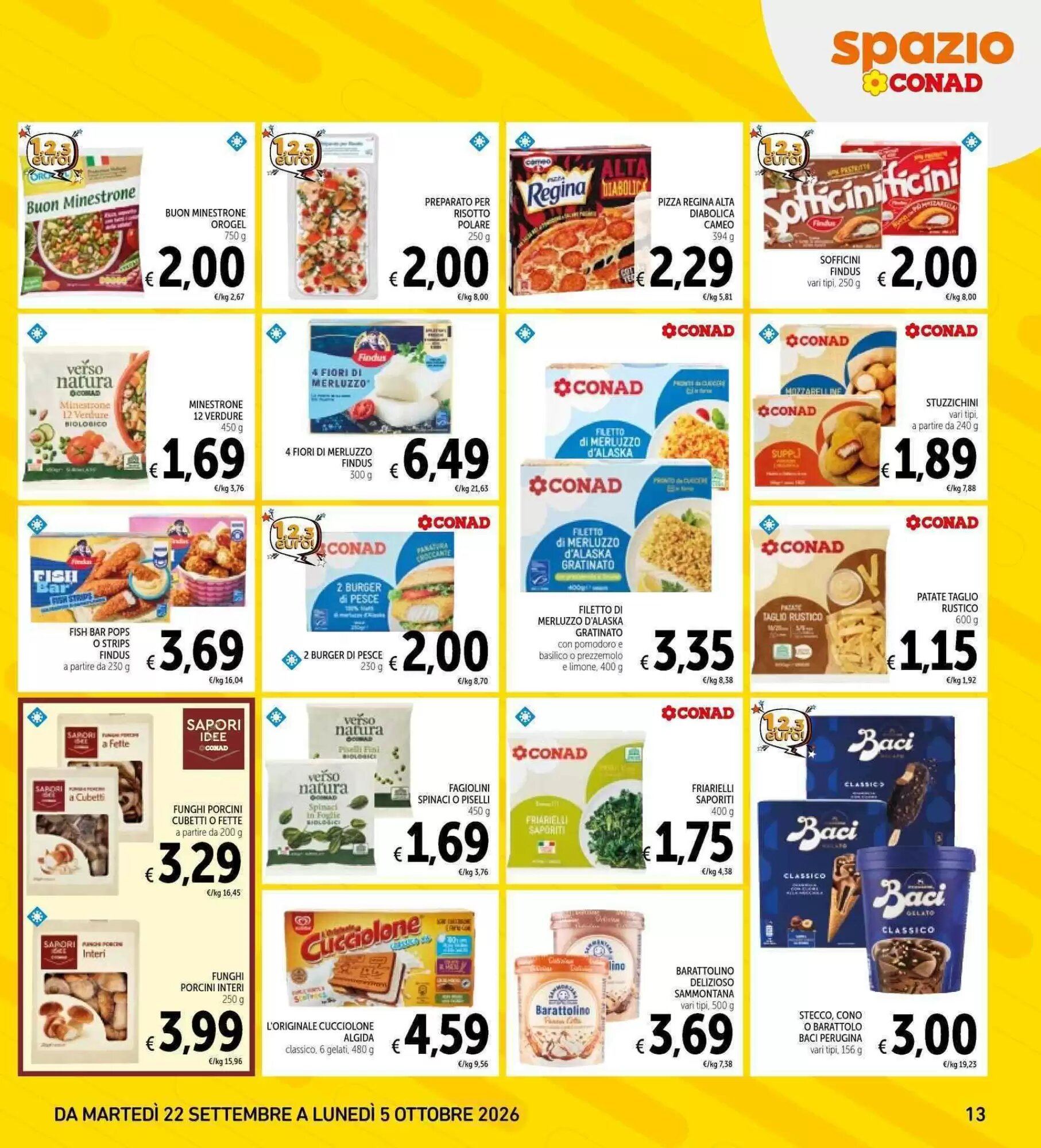 Volantino promozionale Spazio Conad  valide dal 22/09/2026 - Pagina 13.