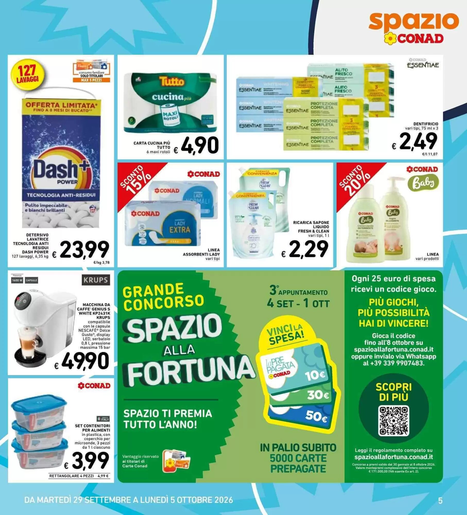 Volantino promozionale Spazio Conad  valide dal 22/09/2026 - Pagina 33.