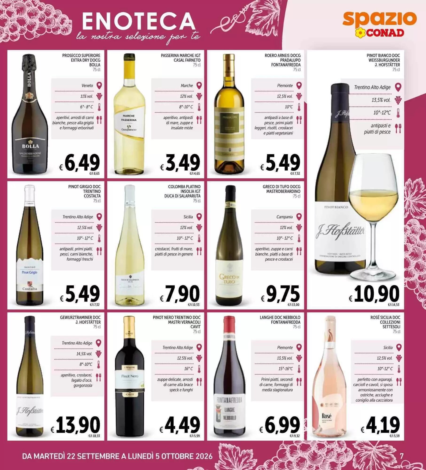Volantino promozionale Spazio Conad  valide dal 22/09/2026 - Pagina 7.