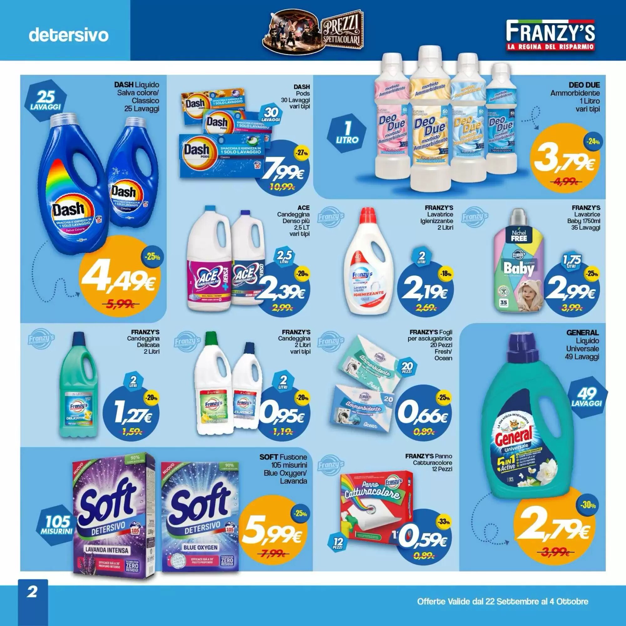Volantino promozionale Franzy's  valide dal 22/09/2026 - Pagina 2.