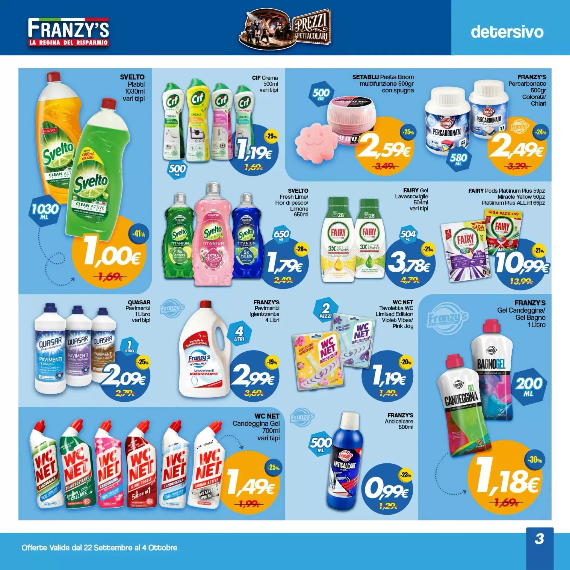 Volantino promozionale Franzy's  valide dal 22/09/2026 - Pagina 3.