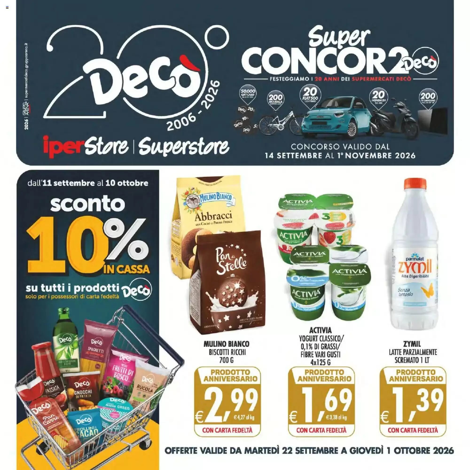 Volantino promozionale Deco Iperstore  valide dal 22/09/2026 - Pagina 1.