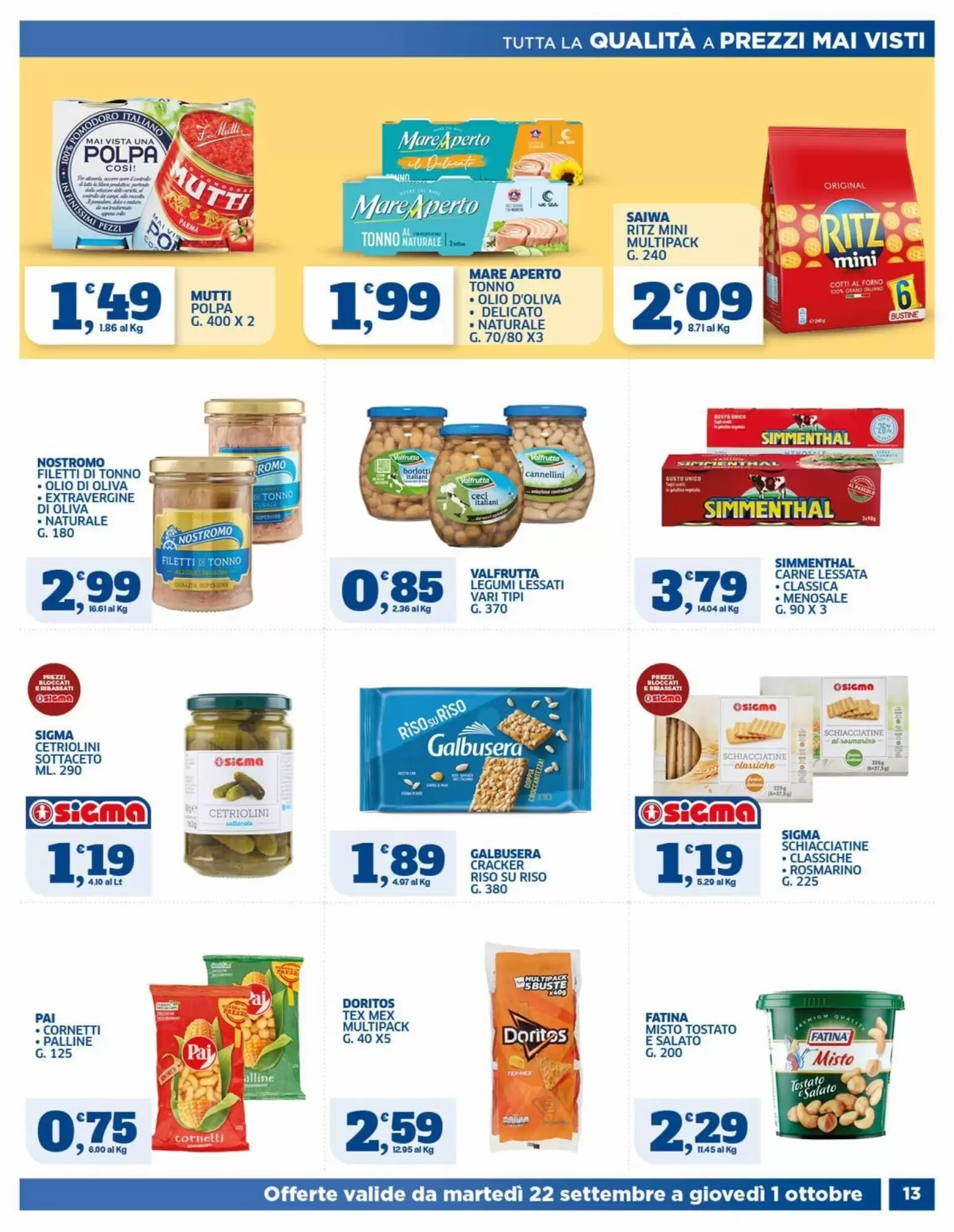 Volantino promozionale Sigma  valide dal 22/09/2026 - Pagina 13.