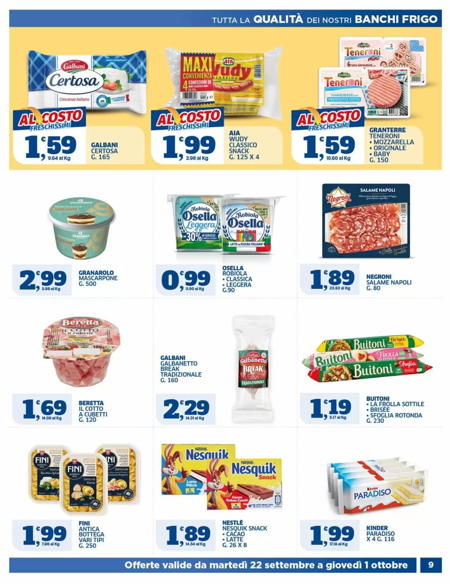 Volantino promozionale Sigma  valide dal 22/09/2026 - Pagina 9.