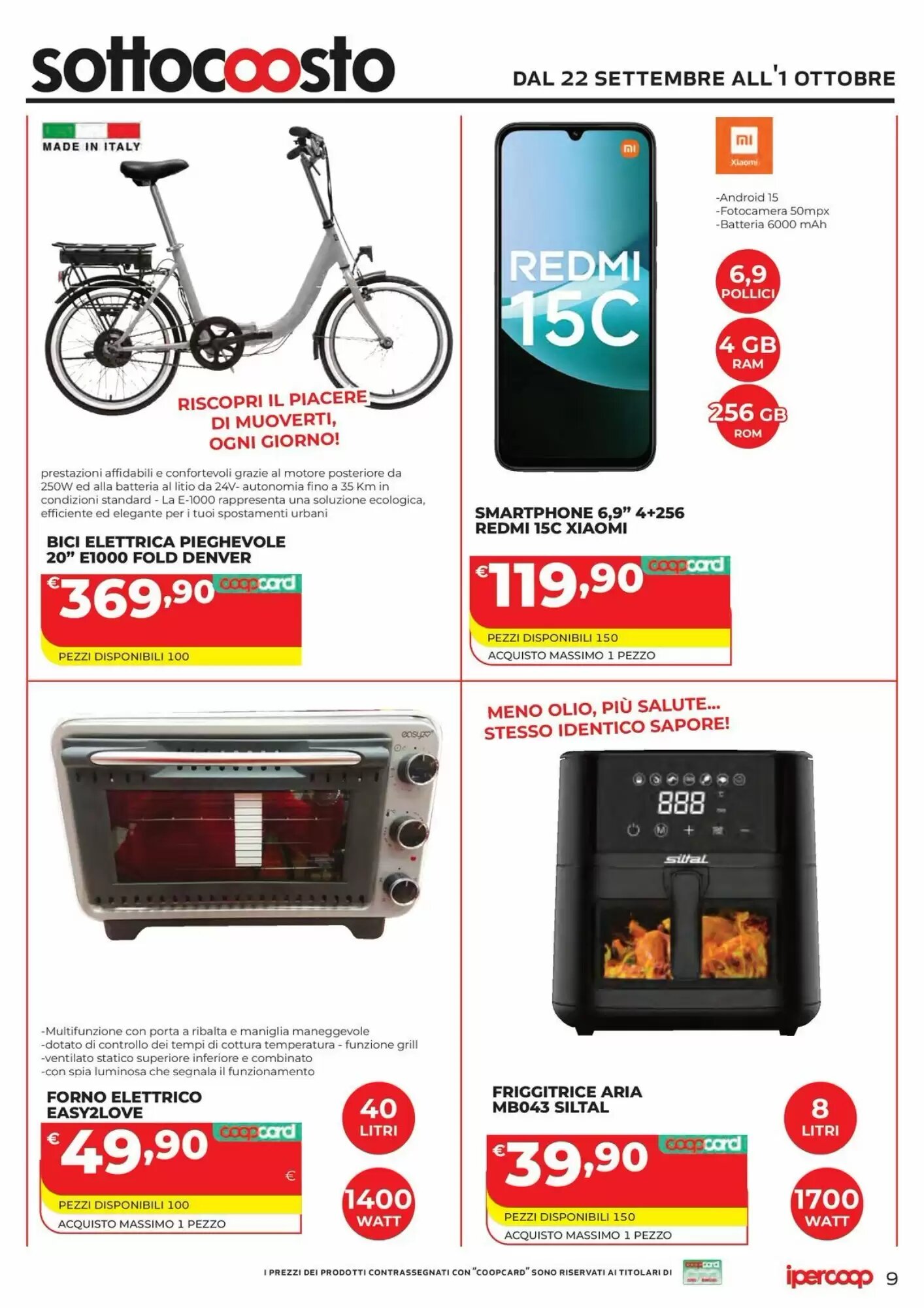 Volantino promozionale Coop Master Alleanza 3.0  valide dal 22/09/2026 - Pagina 10.
