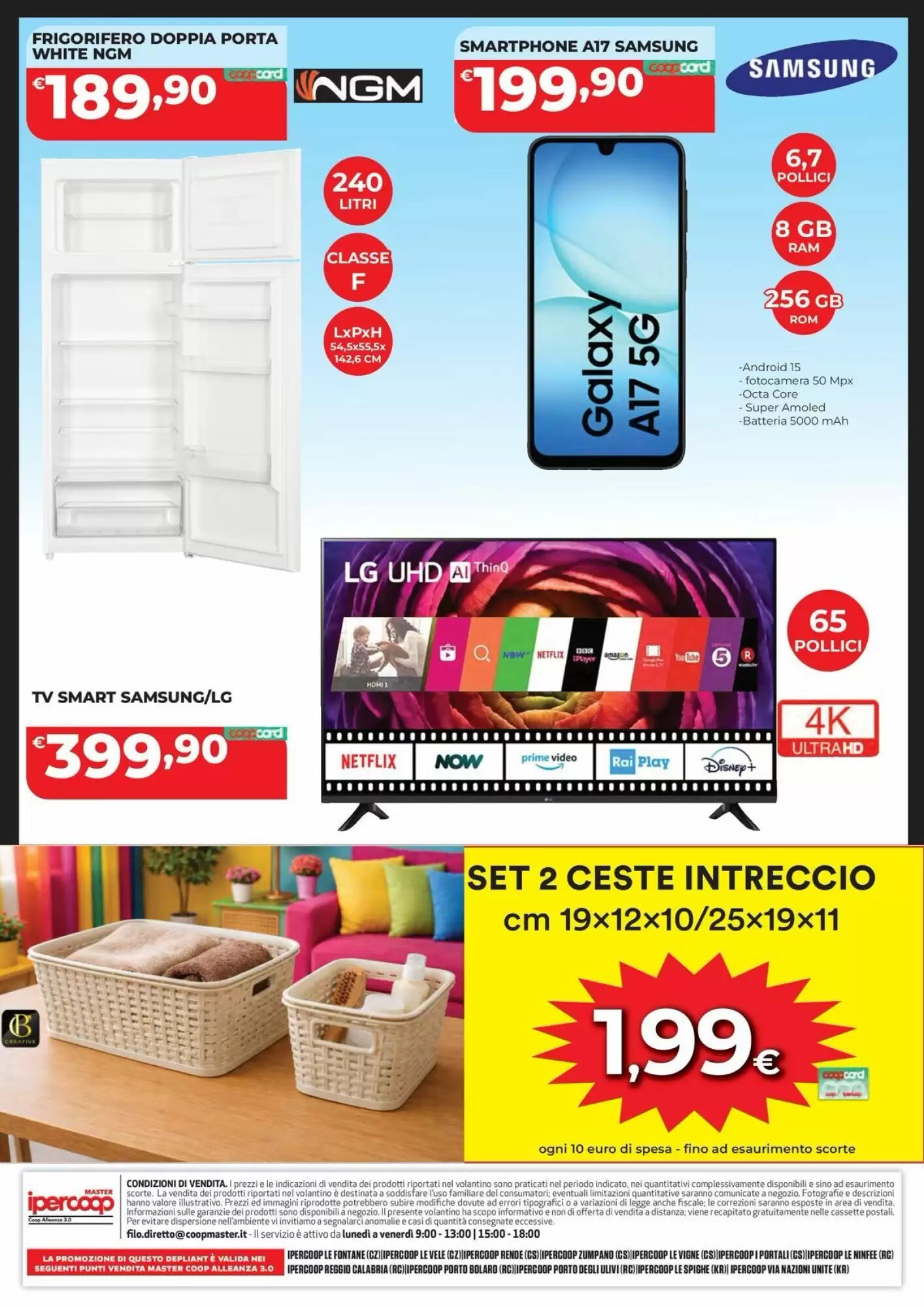 Volantino promozionale Coop Master Alleanza 3.0  valide dal 22/09/2026 - Pagina 43.