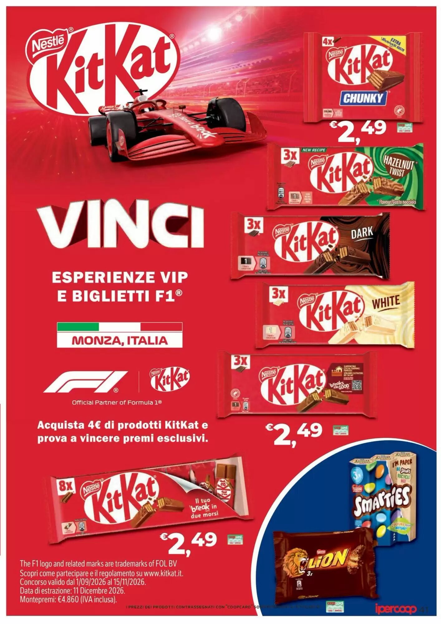 Volantino promozionale Coop Master Alleanza 3.0  valide dal 22/09/2026 - Pagina 44.