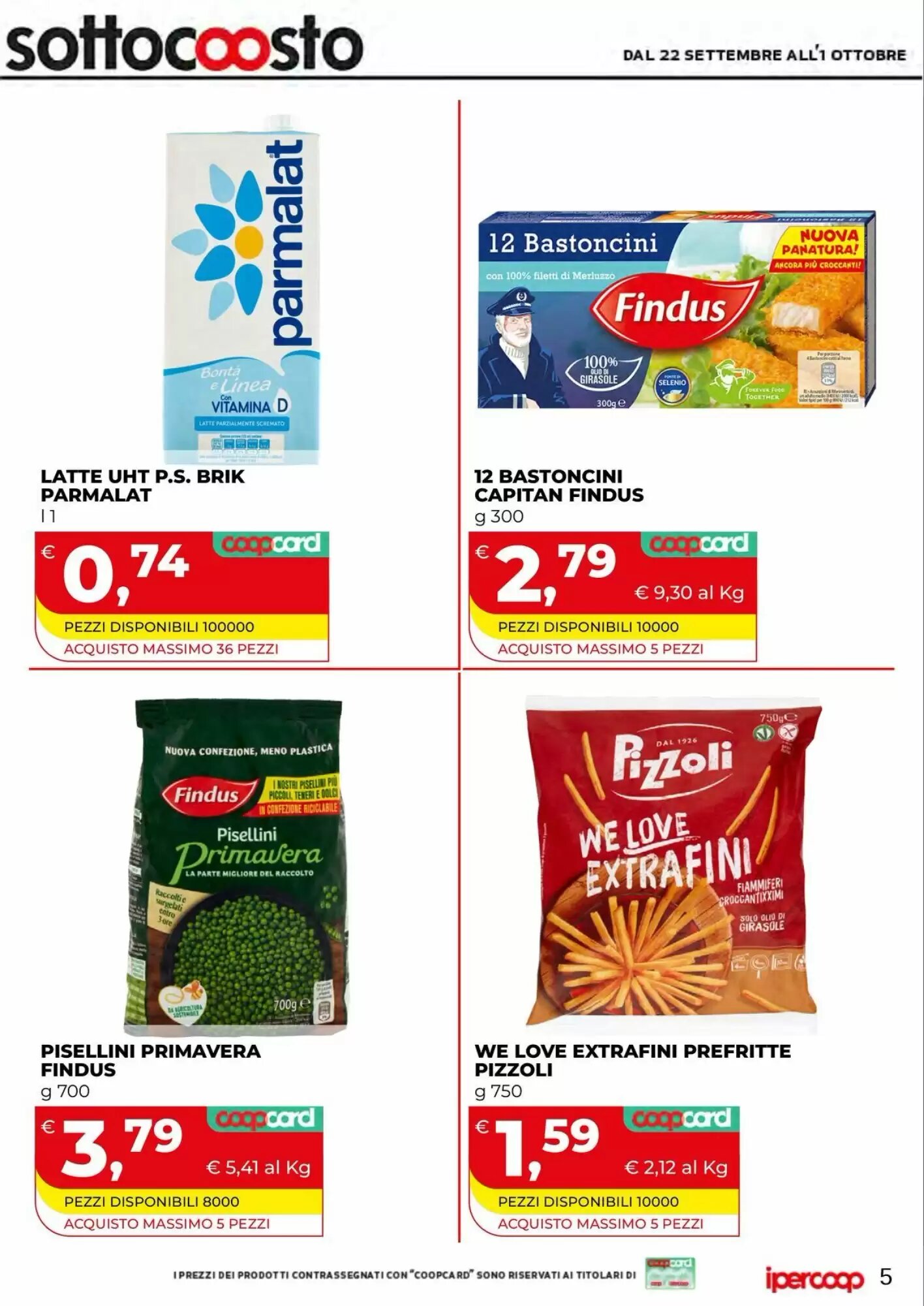 Volantino promozionale Coop Master Alleanza 3.0  valide dal 22/09/2026 - Pagina 6.