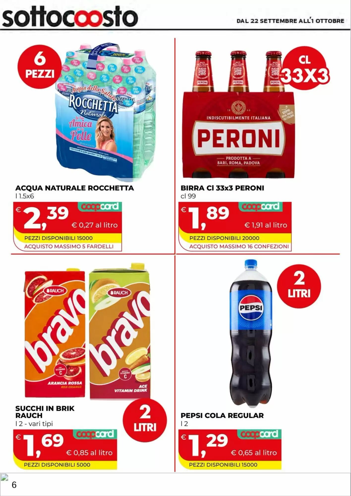 Volantino promozionale Coop Master Alleanza 3.0  valide dal 22/09/2026 - Pagina 7.