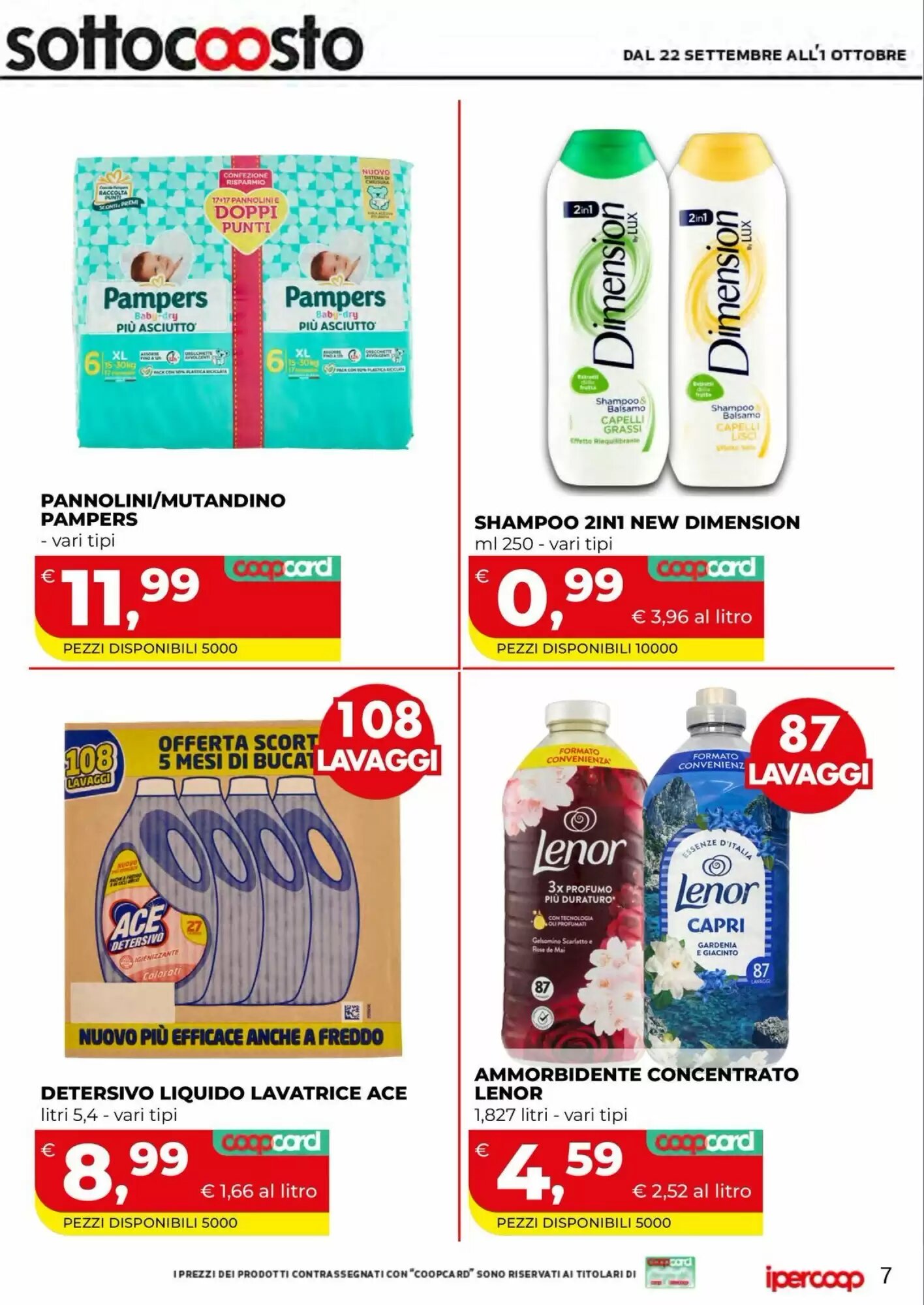 Volantino promozionale Coop Master Alleanza 3.0  valide dal 22/09/2026 - Pagina 8.