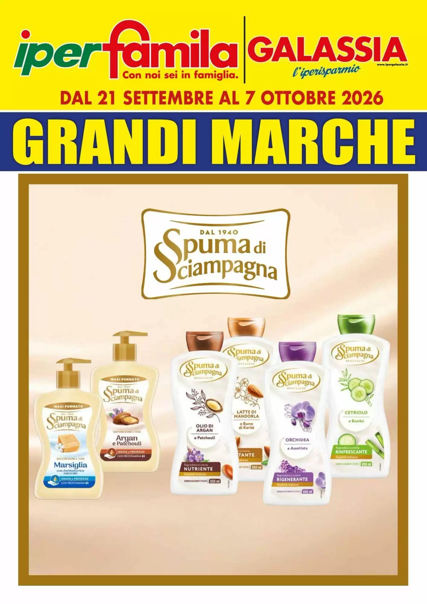 Volantino promozionale Galassia  valide dal 22/09/2026 - Pagina 1.