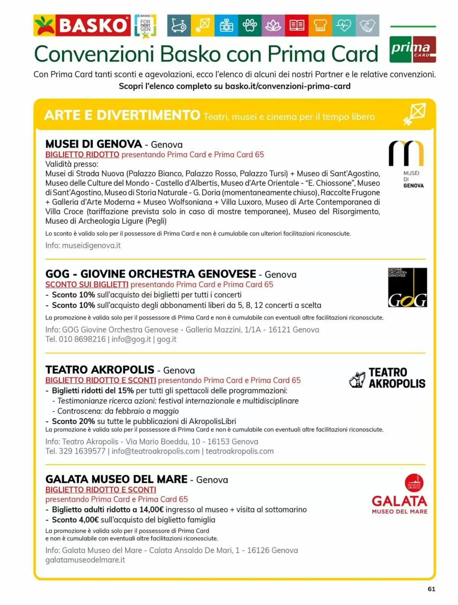 Volantino promozionale Basko  valide dal 22/09/2026 - Pagina 61.