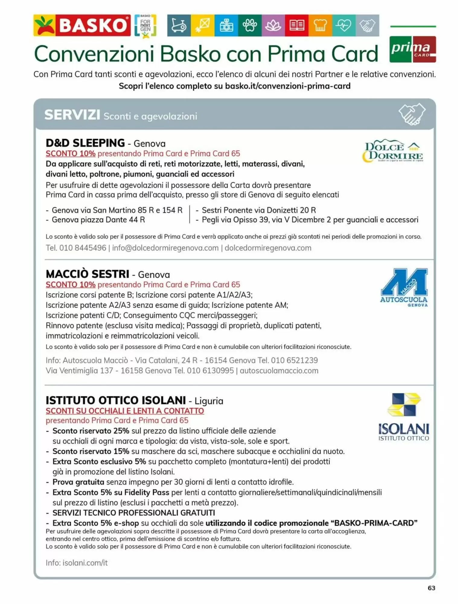 Volantino promozionale Basko  valide dal 22/09/2026 - Pagina 63.