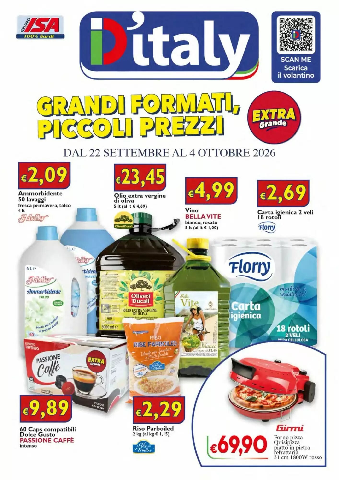 Volantino promozionale D'Italy valide dal 22/09/2026 - Pagina 1.