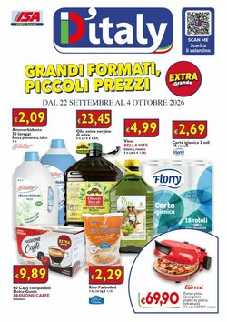Volantino promozionale D'Italy  valide dal 22/09/2026