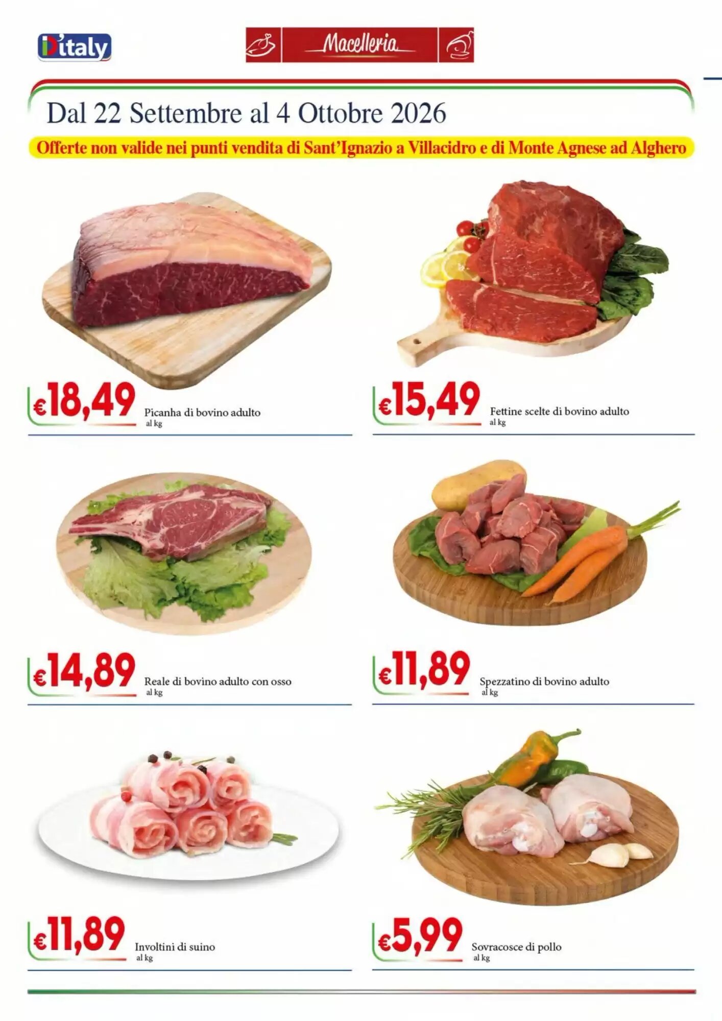 Volantino promozionale D'Italy  valide dal 22/09/2026 - Pagina 4.