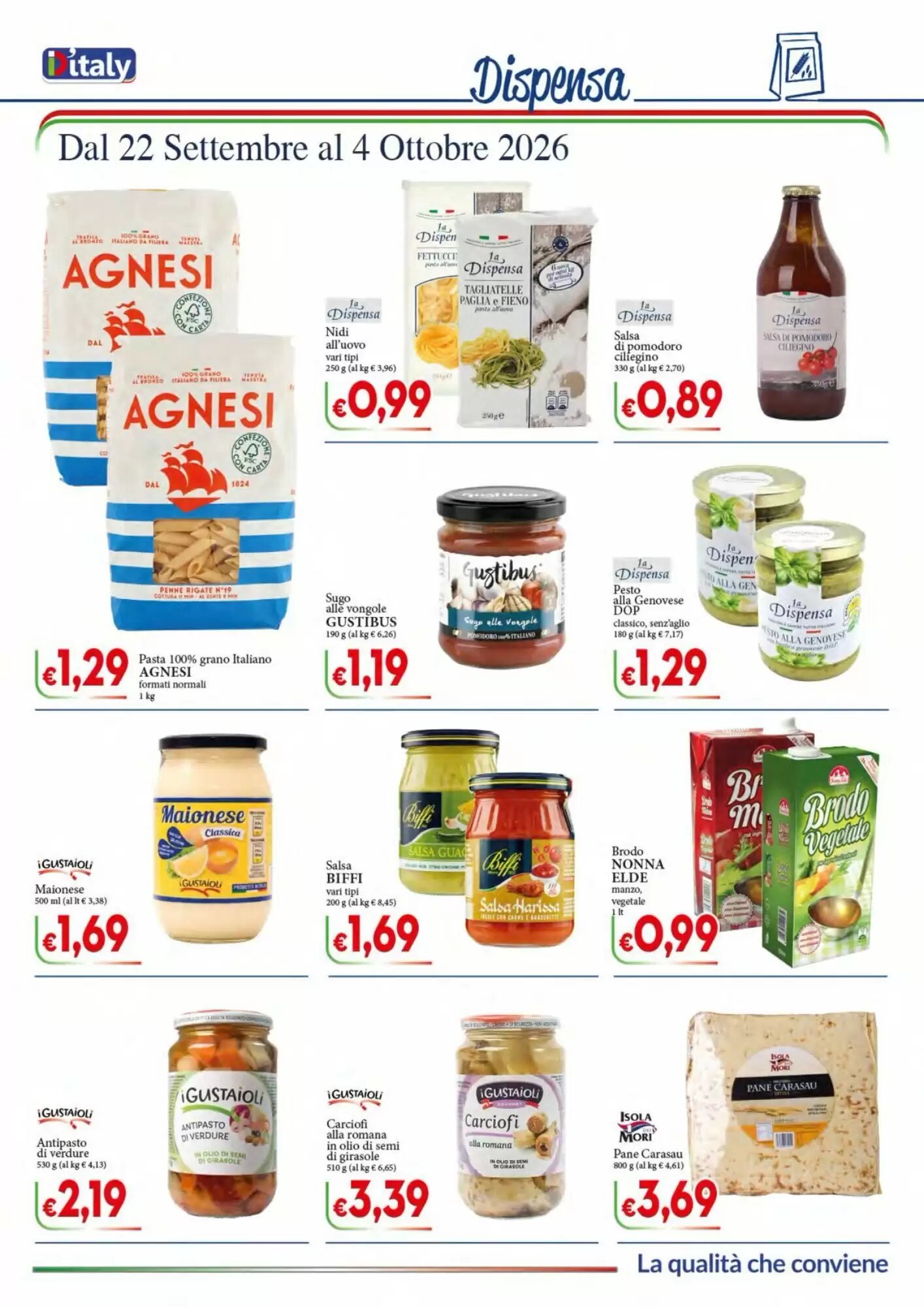 Volantino promozionale D'Italy  valide dal 22/09/2026 - Pagina 5.